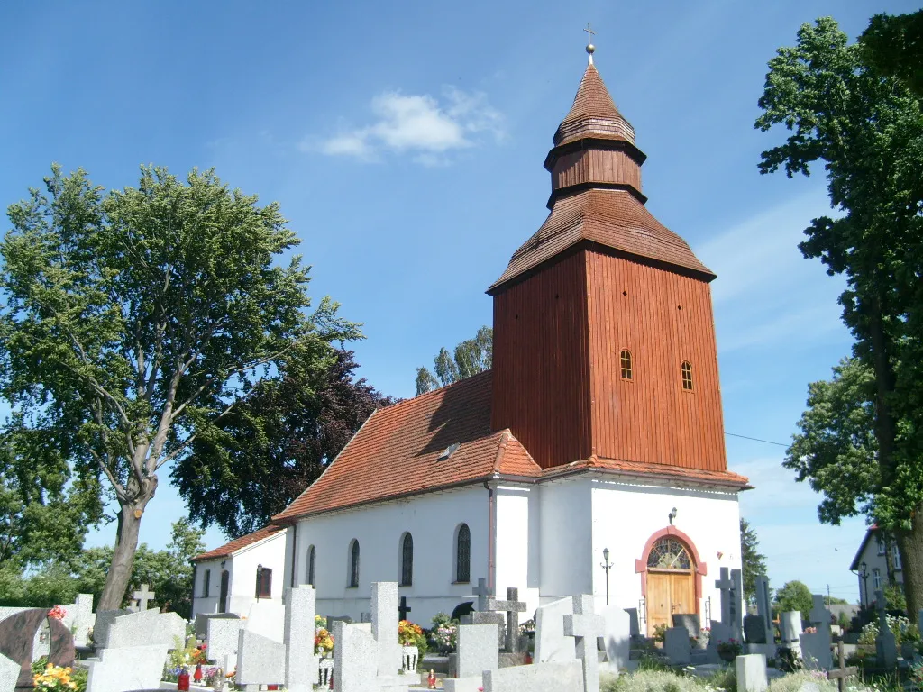 Photo showing: The church in Sławęcin, Poland