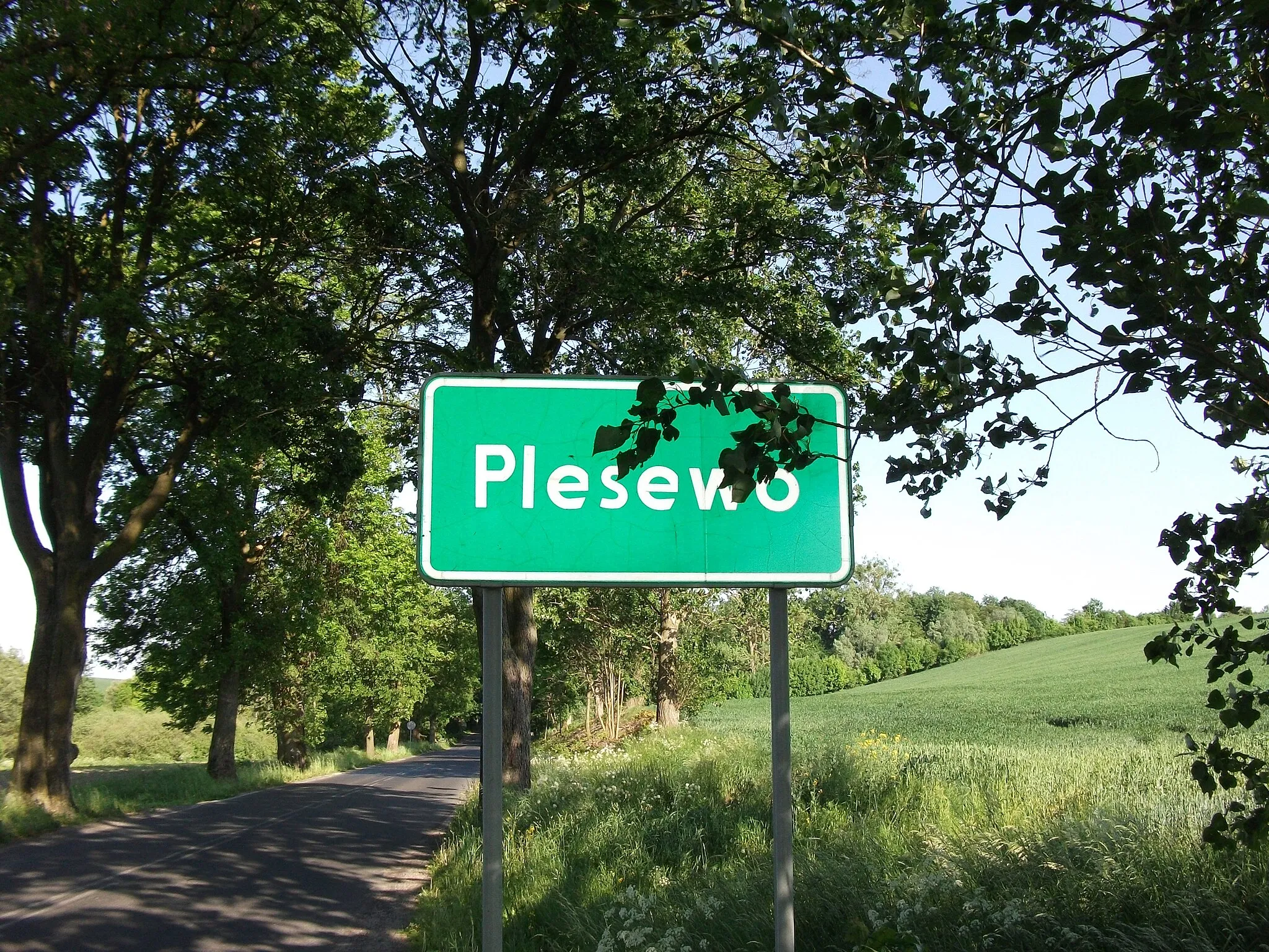 Photo showing: Plesewo village in Poland