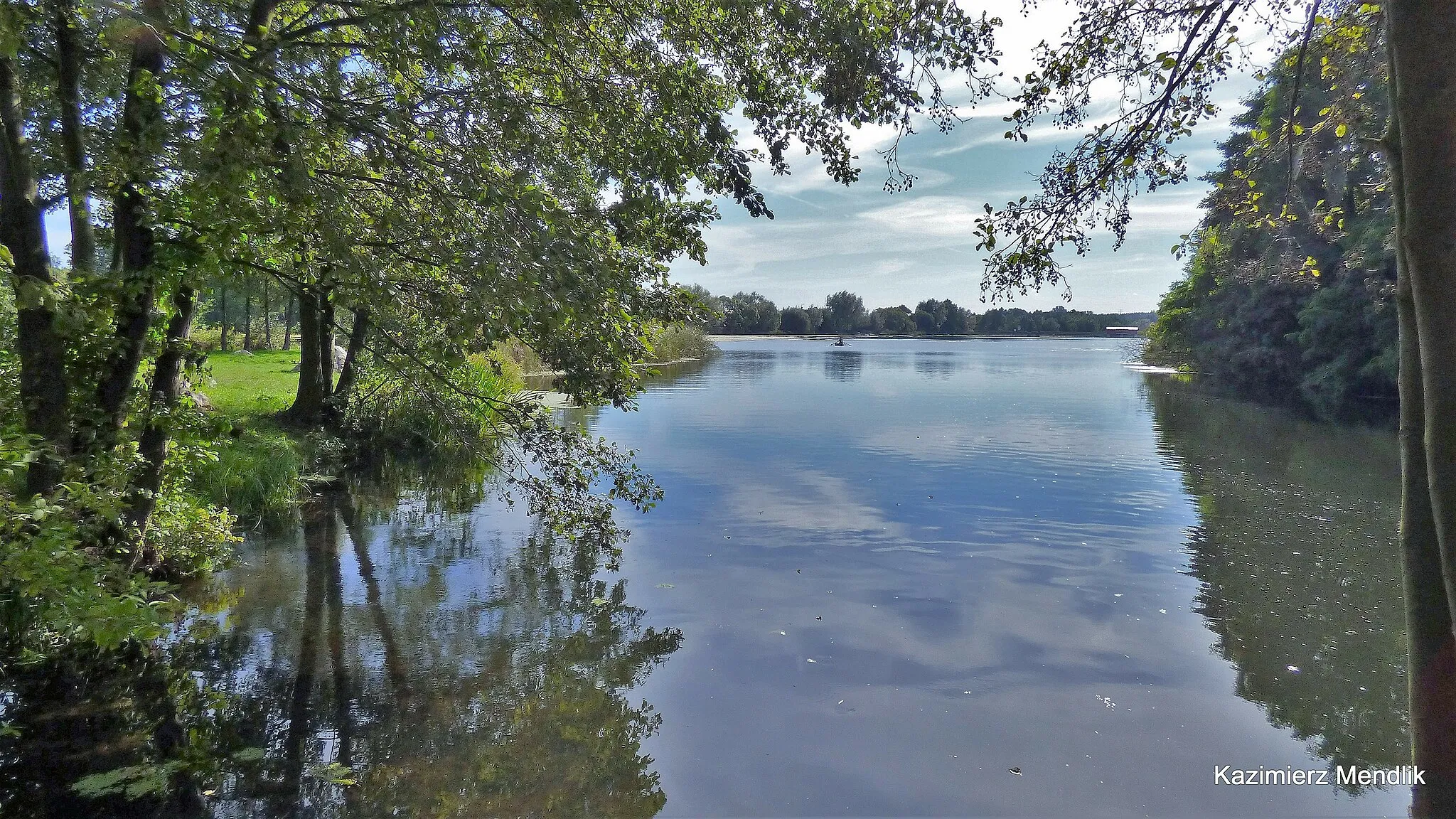 Photo showing: Kozłowo (powiat świecki) - widok zalewu