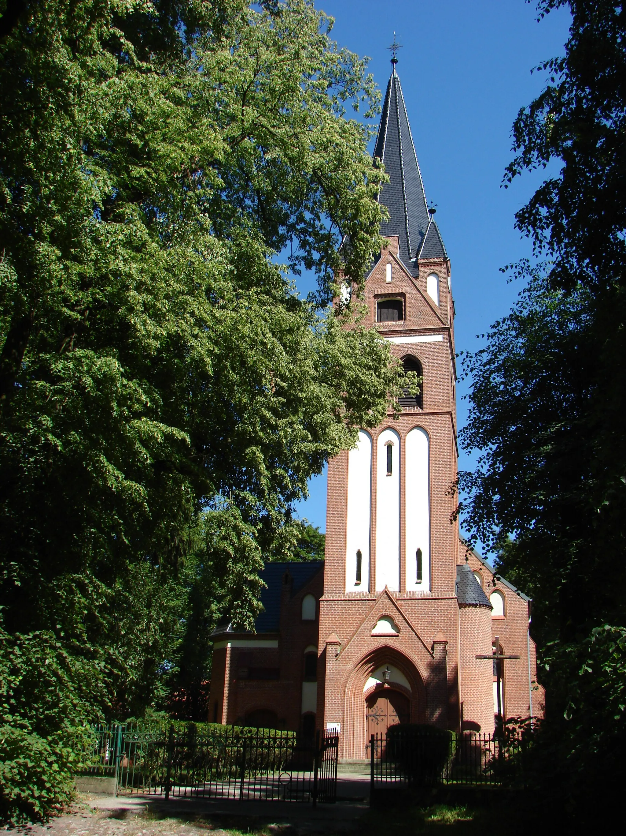 Photo showing: Konojady, Gmina Jabłonowo Pomorskie, Parish church, built 1896-1898.