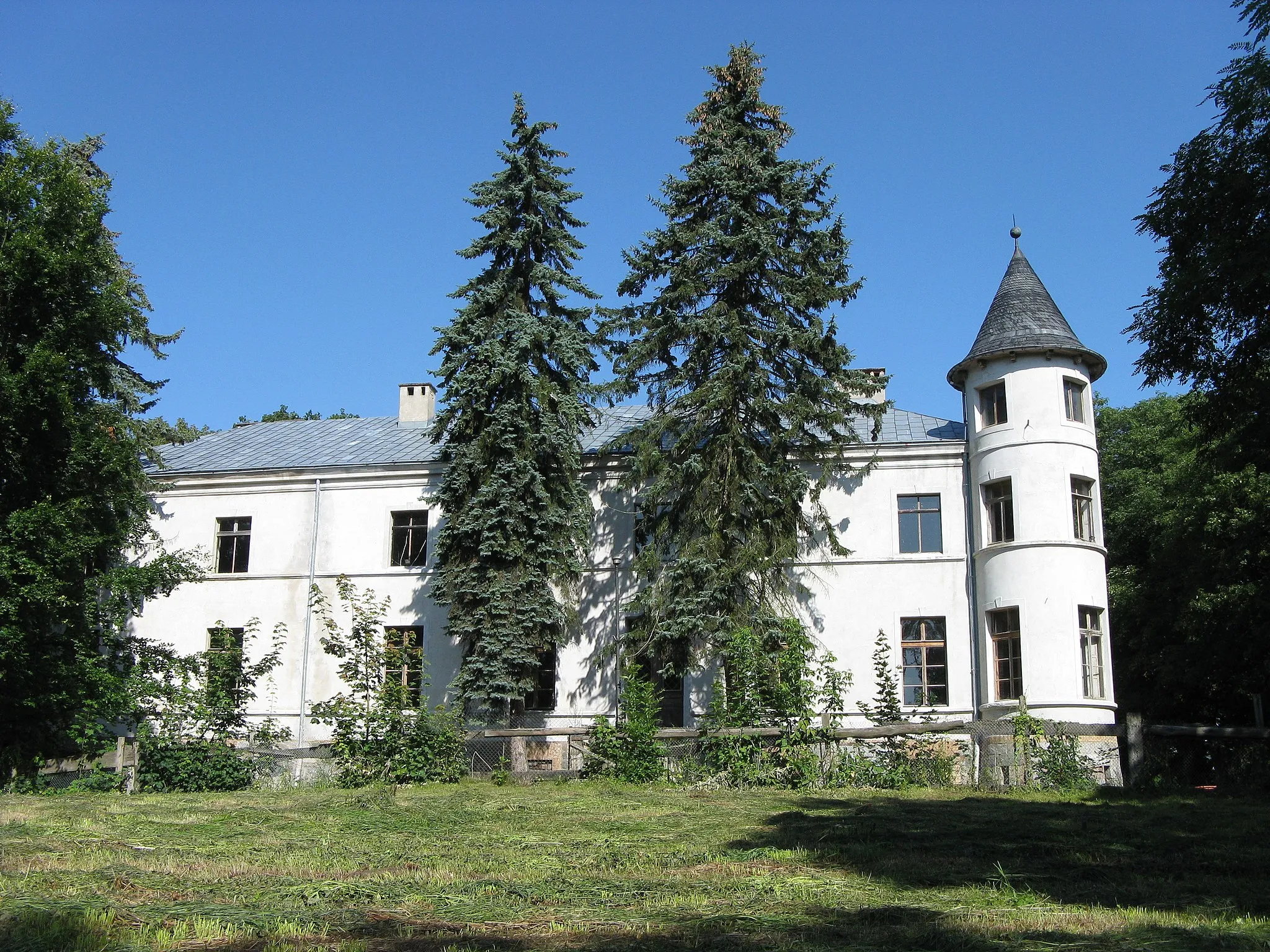 Photo showing: Grubno - zespół pałacowy: pałac z 1870