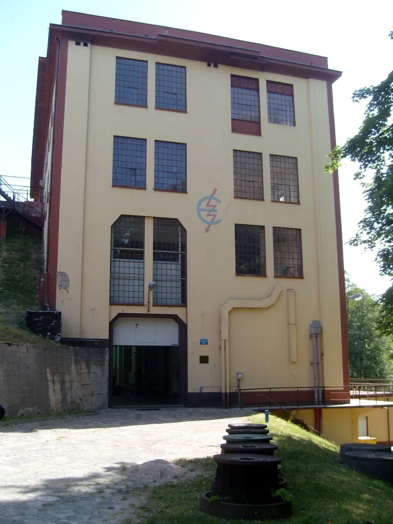 Photo showing: Budynek elektrowni w Gródku, woj. kujawsko-pomorskie, pow. świecki.
