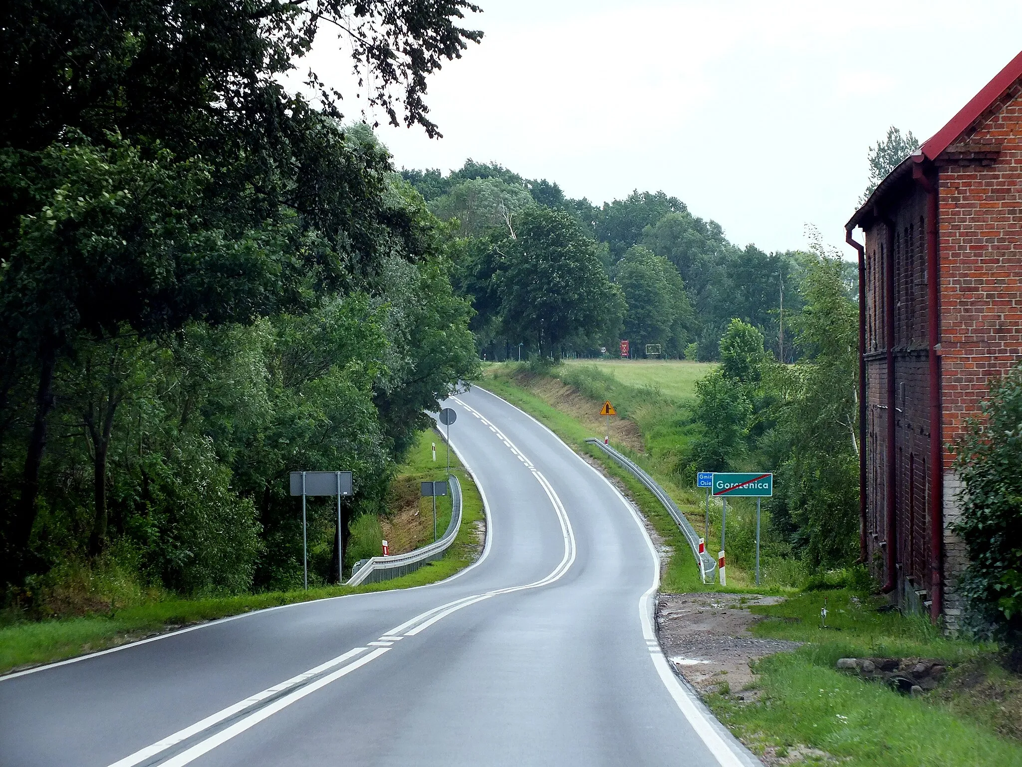 Photo showing: Dawna granica zaborów pruskiego i rosyjskiego w Gorczenicy.