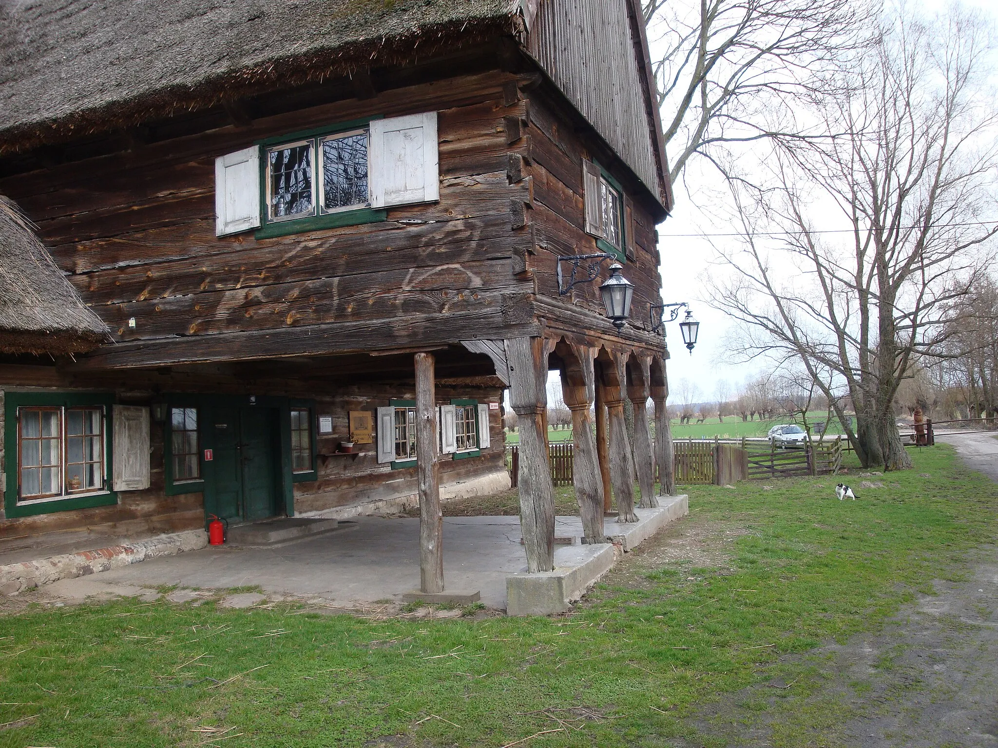 Photo showing: Mennonit house in Chrystkowo, Poland. Built in 1770