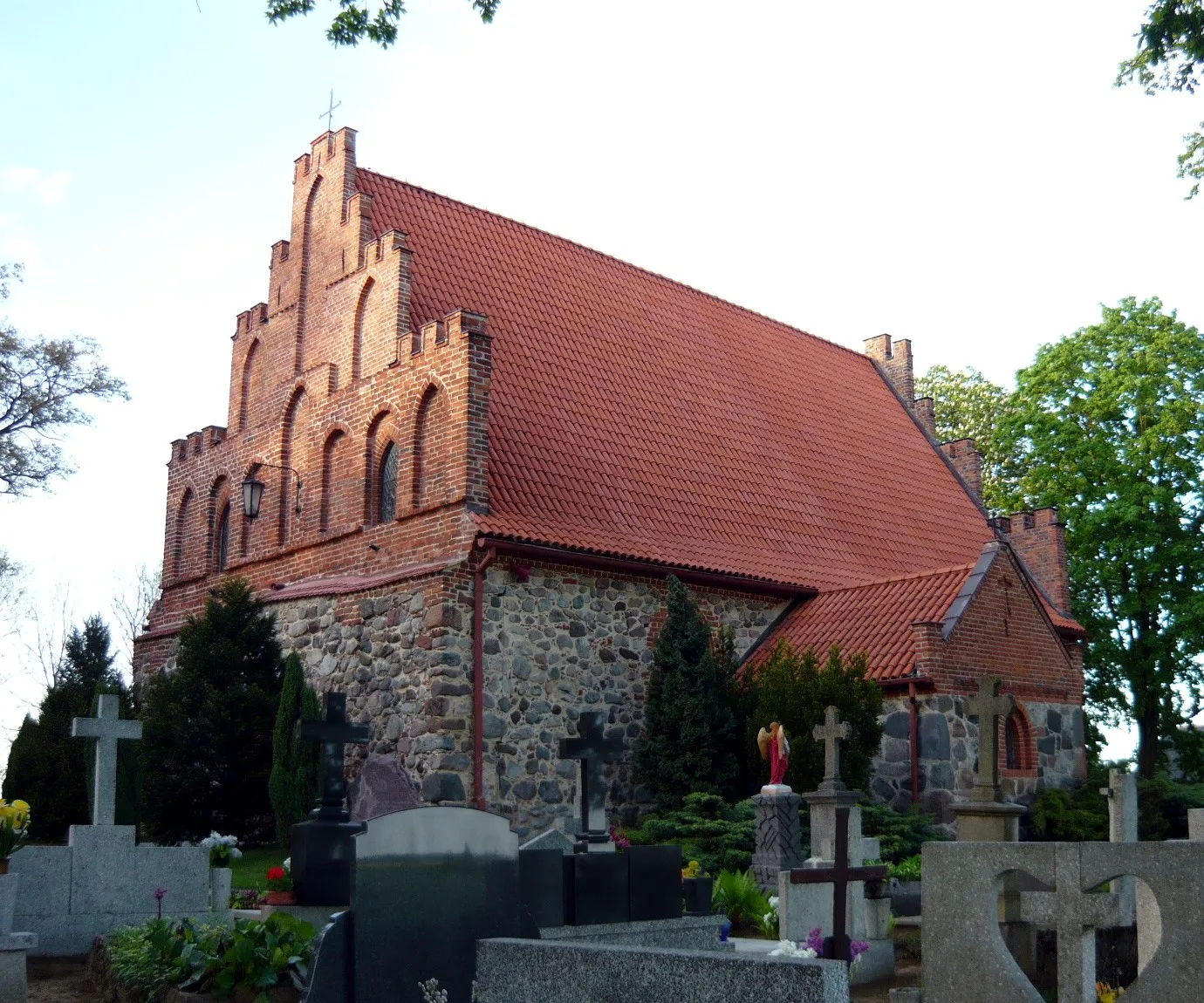 Photo showing: The church in Bierzgłowo, Poland.