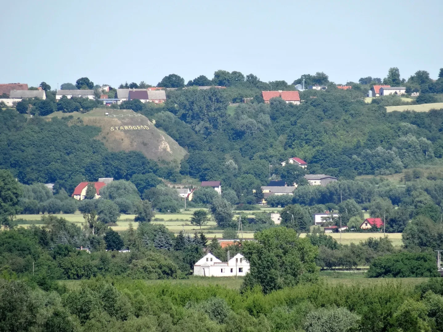 Photo showing: Widok z grodziska Talerzyk koło Topolna na Dolinę Dolnej Wisły