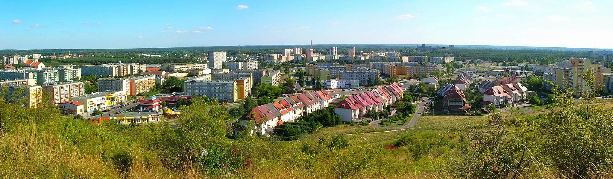 Photo showing: Bydgoszcz. Panorama ze Zbocza Fordońskiego