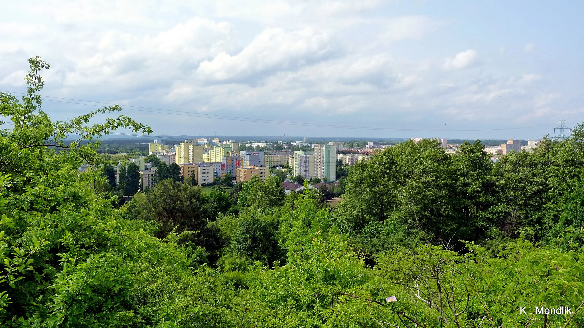 Photo showing: Osiedle Nowy Fordon - widok z okolicznych górek.