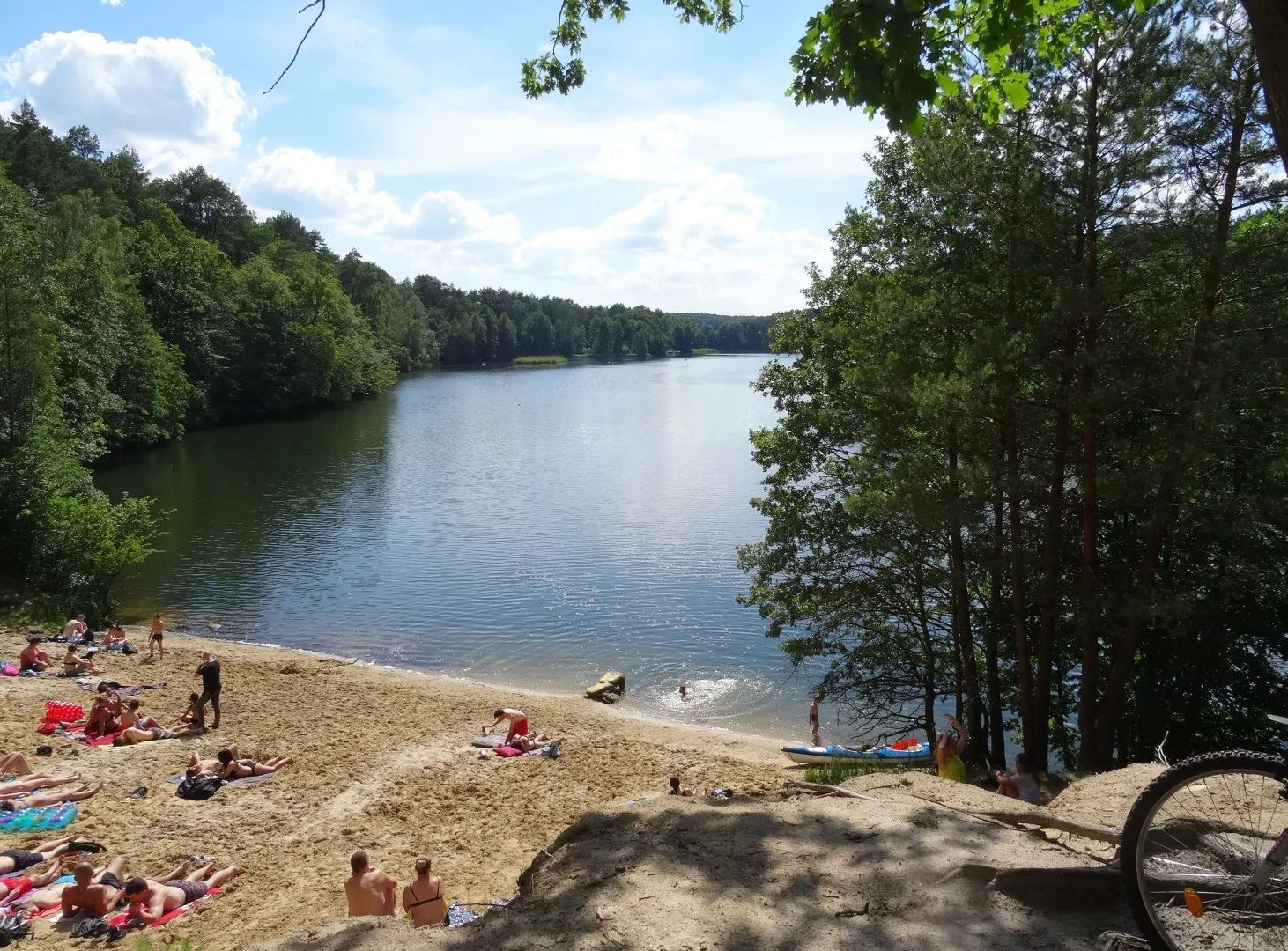 Photo showing: Plaża nad Brdą w Bydgoszczy-Janowie