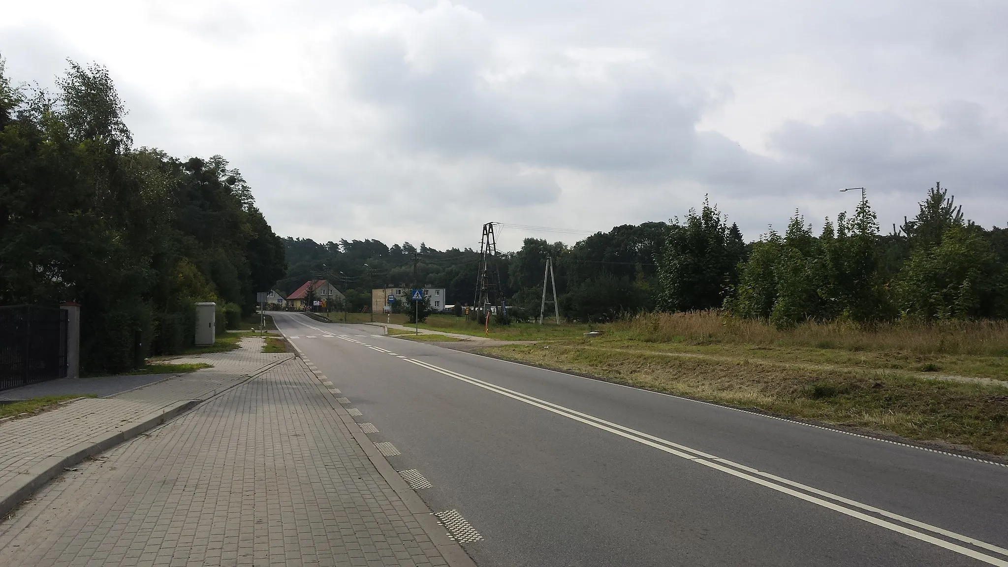 Photo showing: Marusza - voivodeship road 534