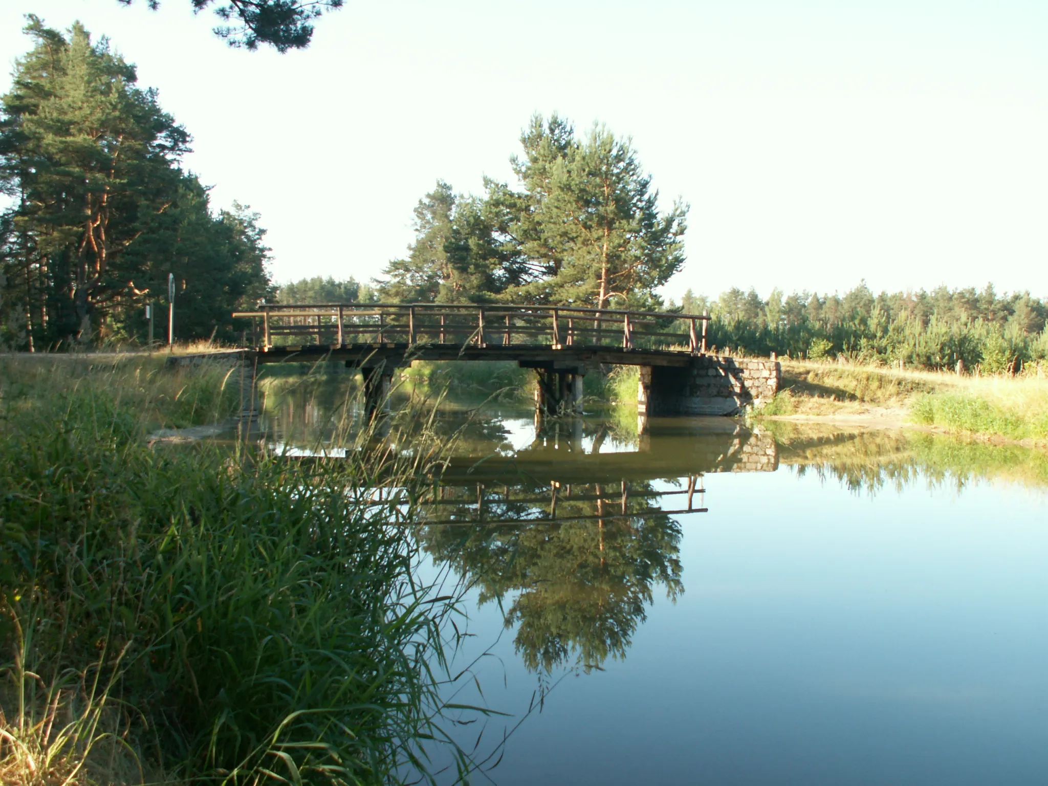 Photo showing: Most do Bąka - kanał Wdy