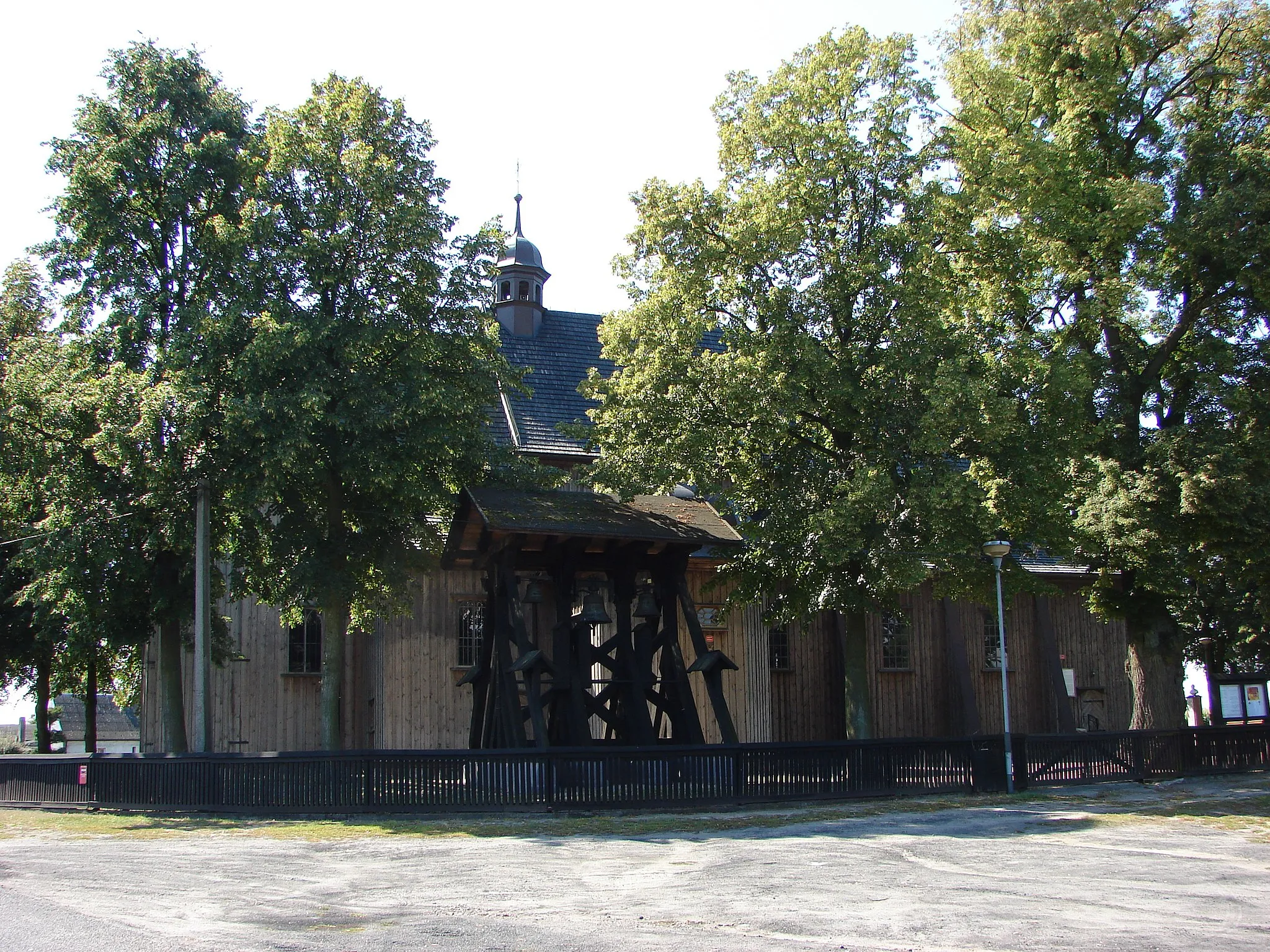 Photo showing: Pieranie, Gmina Dąbrowa Biskupia, Poland, parish church of Saint Nicholas, completed in 1743.