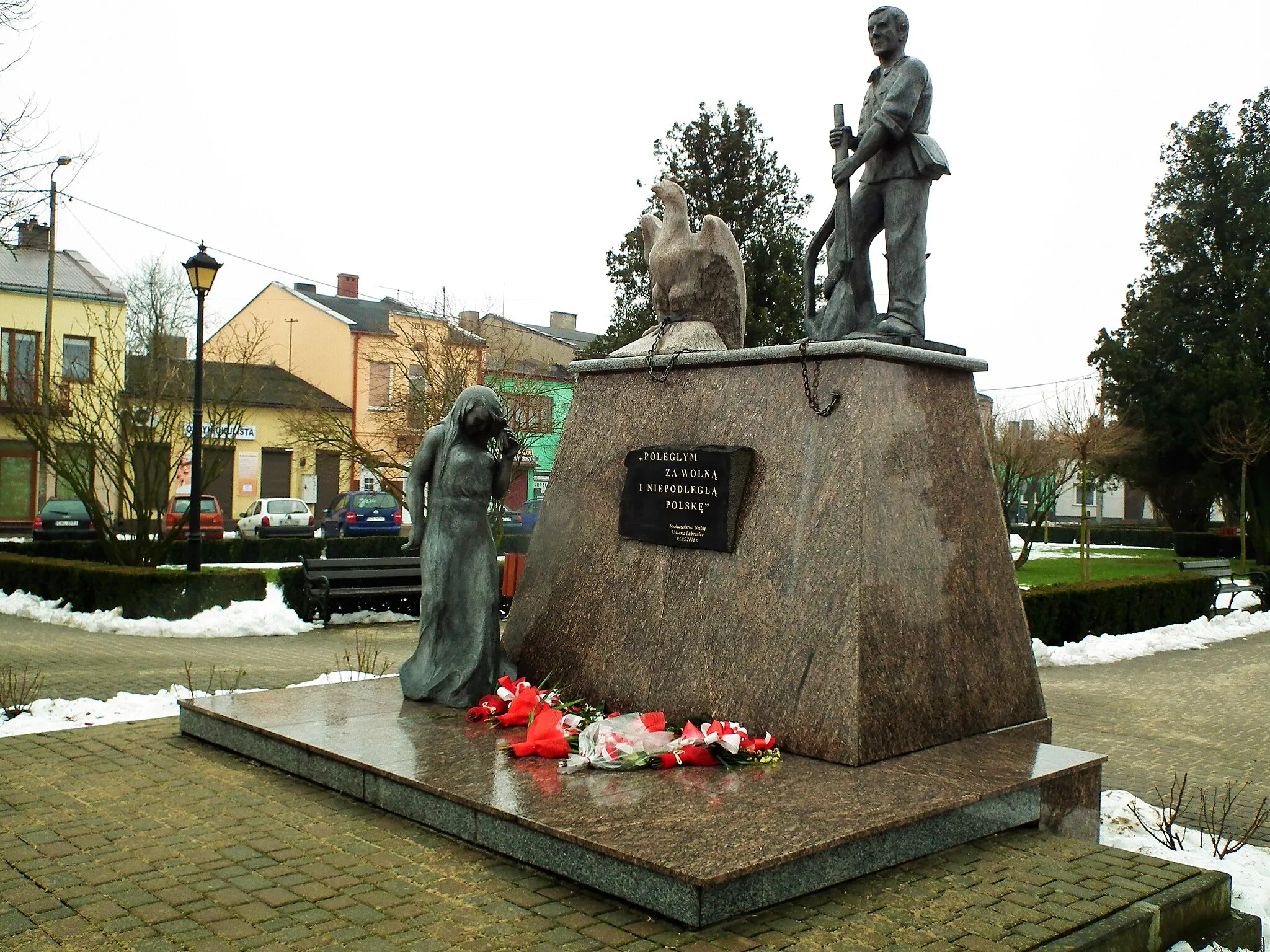 Photo showing: Rynek w Lubrańcu.