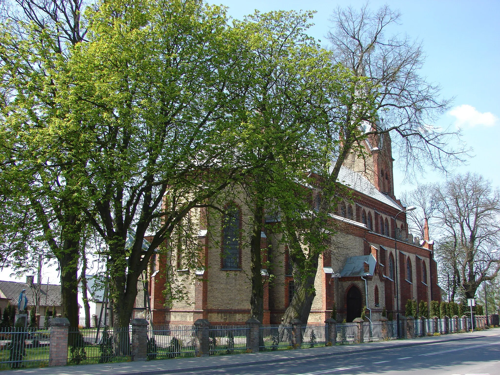 Photo showing: Koneck, Aleksandrów County. Church of St Procopius, 1902.