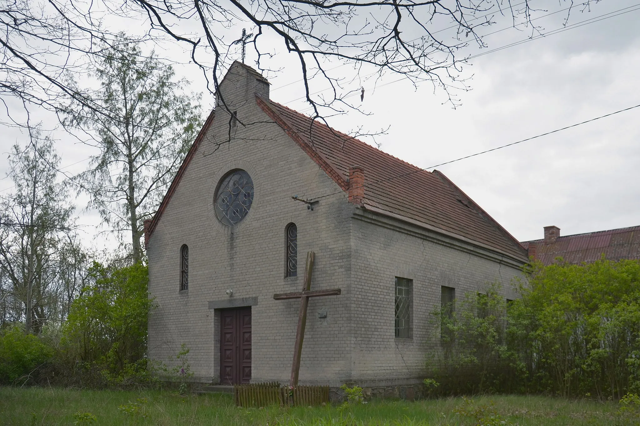 Photo showing: Stare Rybitwy, dawna kaplica ewangelicka