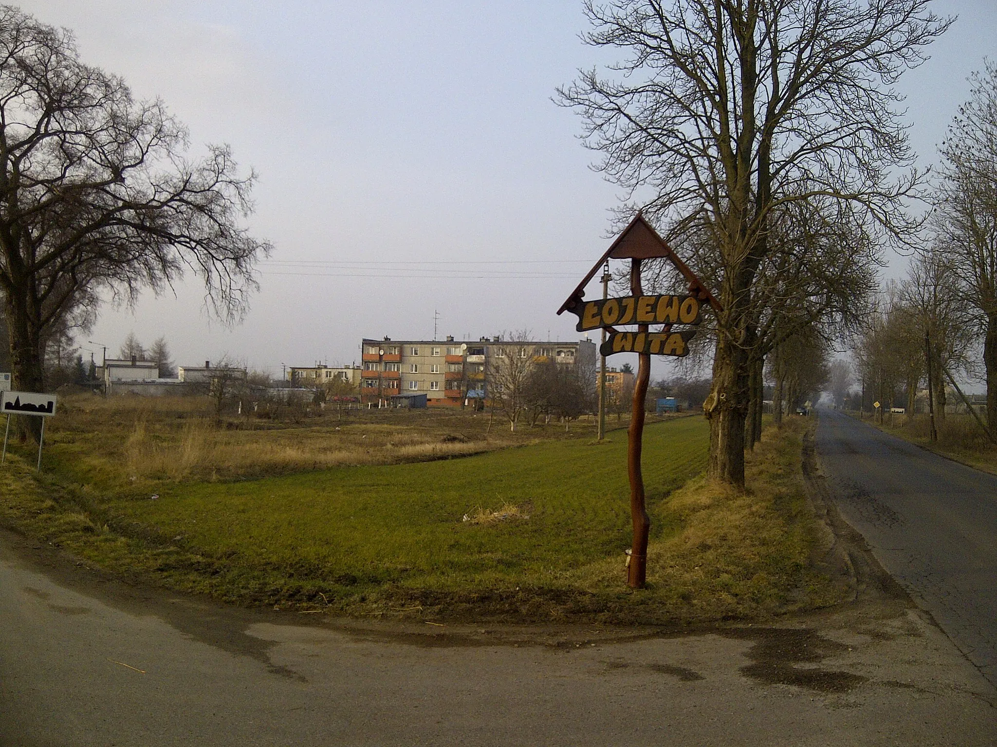 Photo showing: Zicht op Łojewo