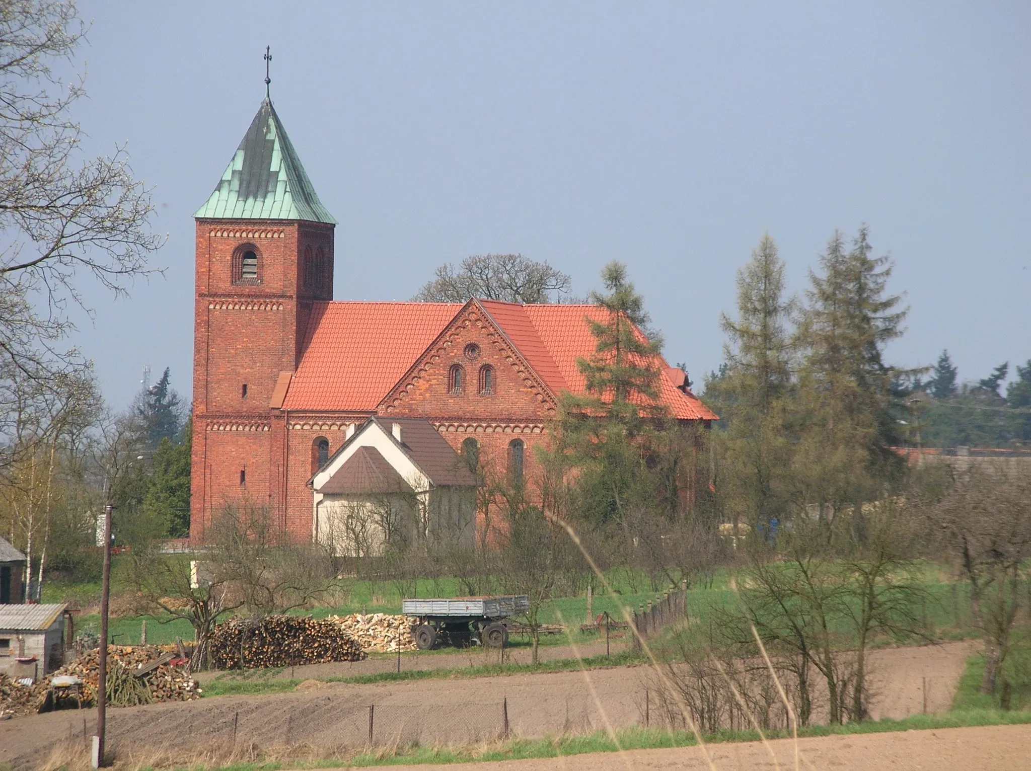 Photo showing: Saint Matthew church in Lubcz, Poland