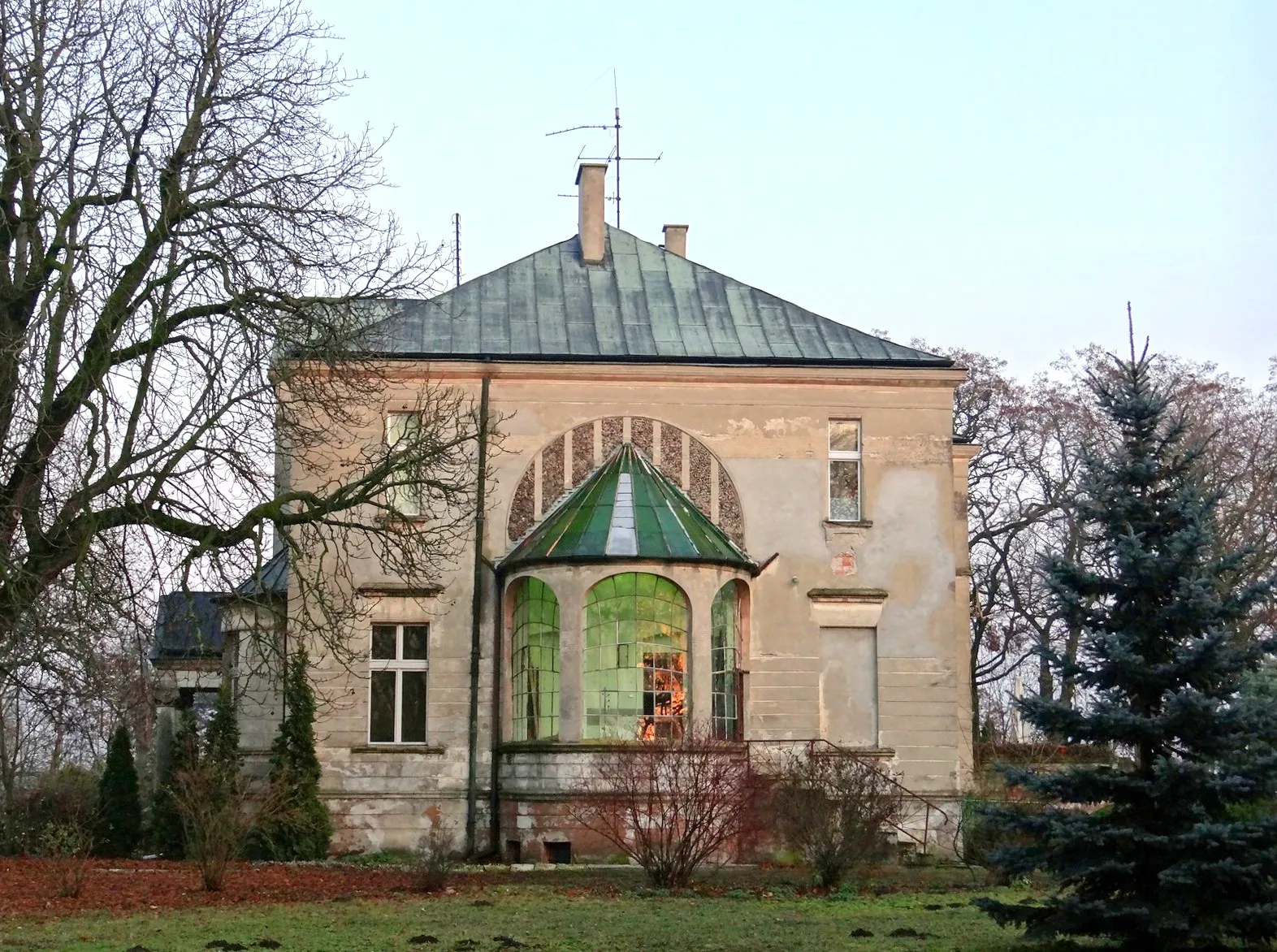 Photo showing: Węgierce. Pałac z 1904 r.