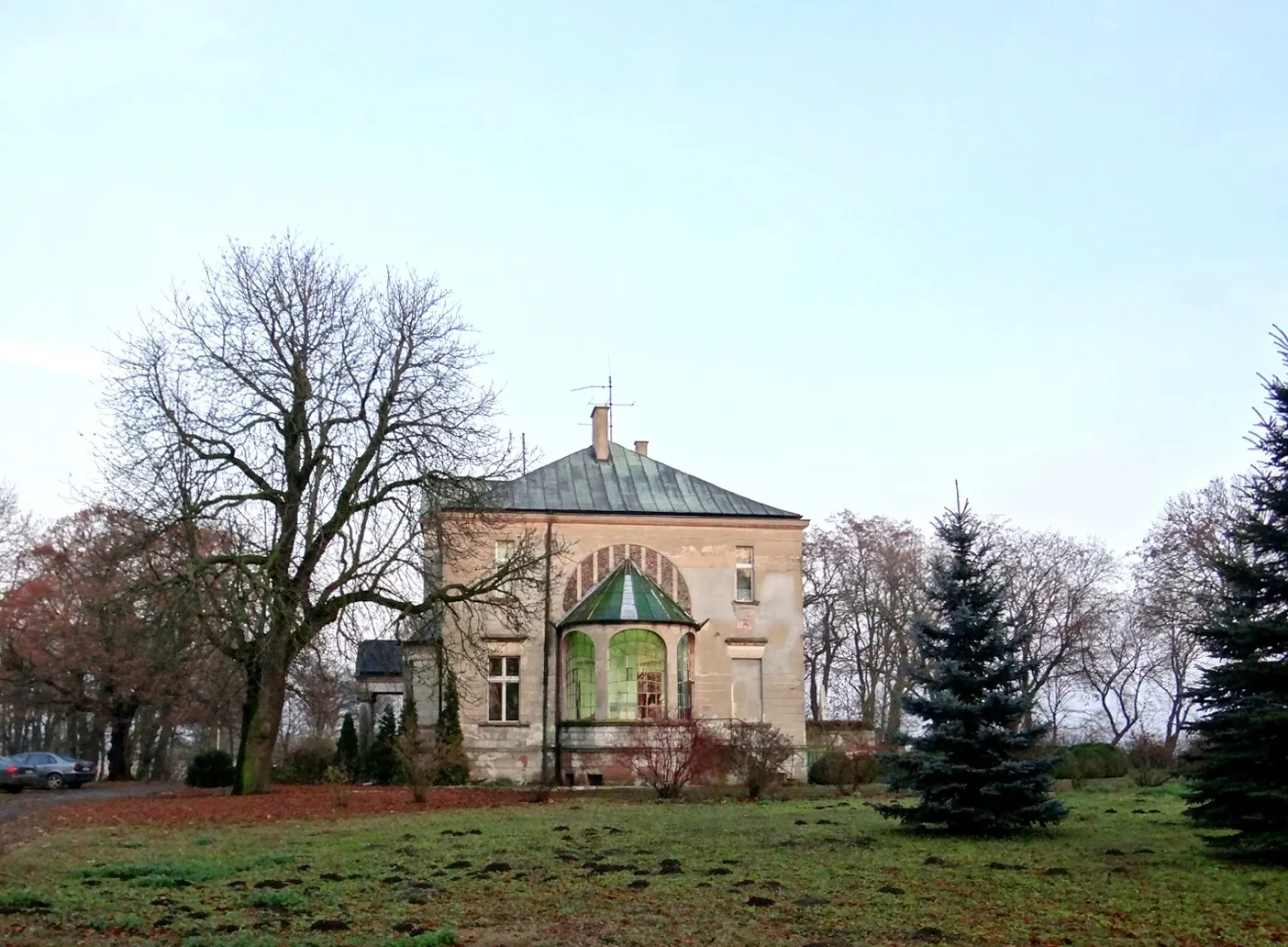 Photo showing: Węgierce. Pałac z 1904 r.