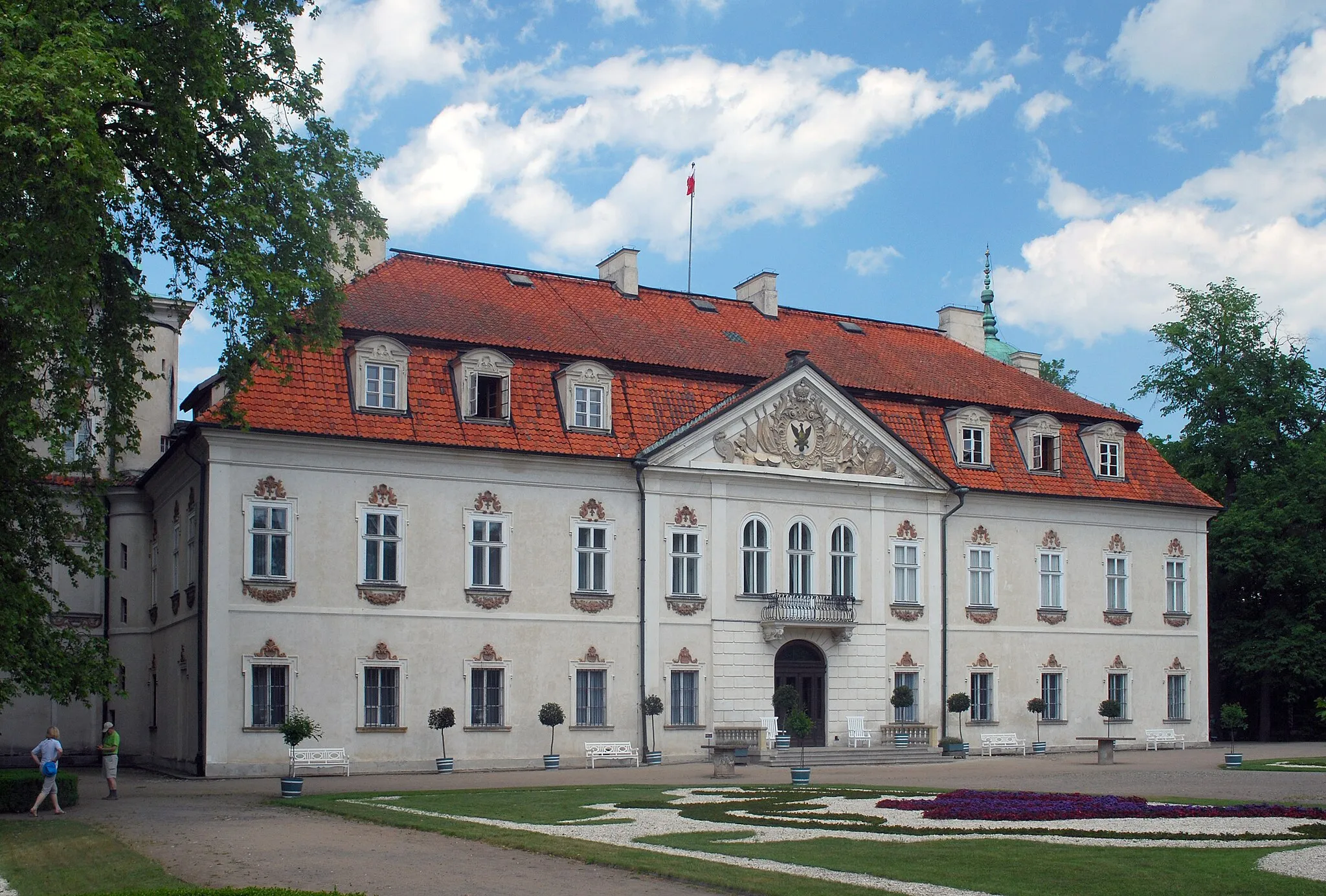 Photo showing: Pałac i Ogród w Nieborowie: Fasada od strony ogrodu