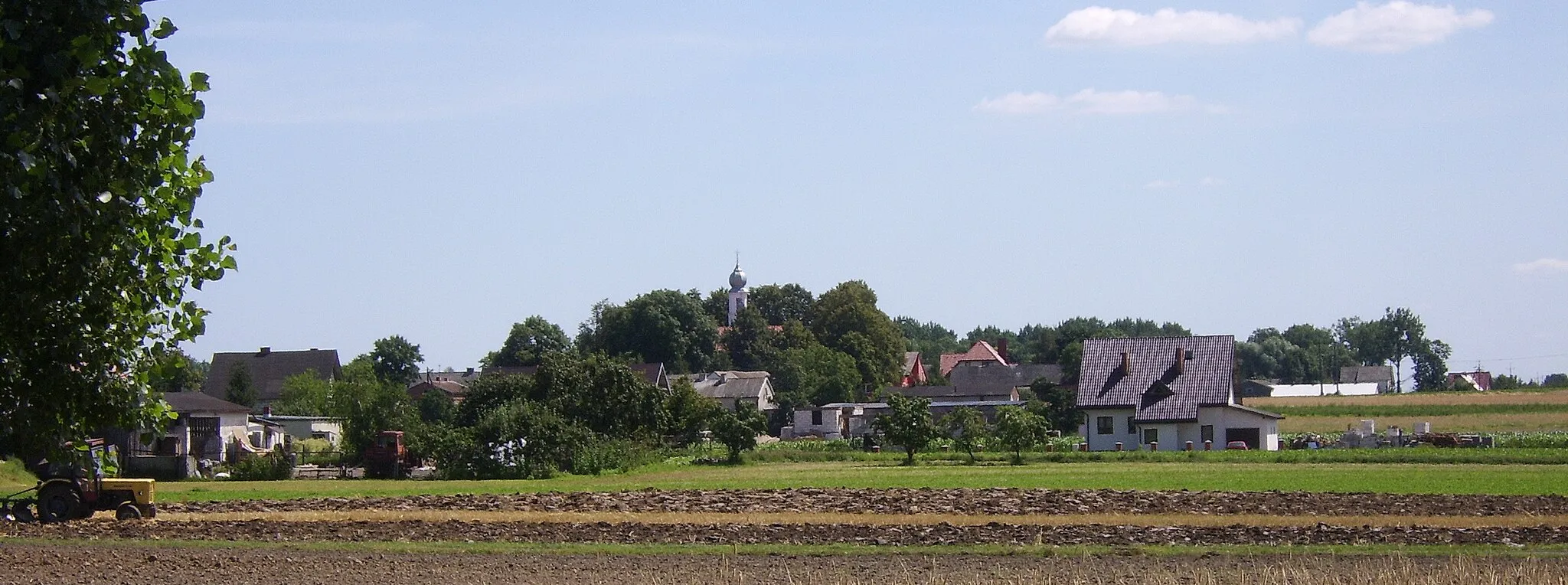 Photo showing: Łążyn, woj. kujawsko-pomorskie, gmina Obrowo: - panorama