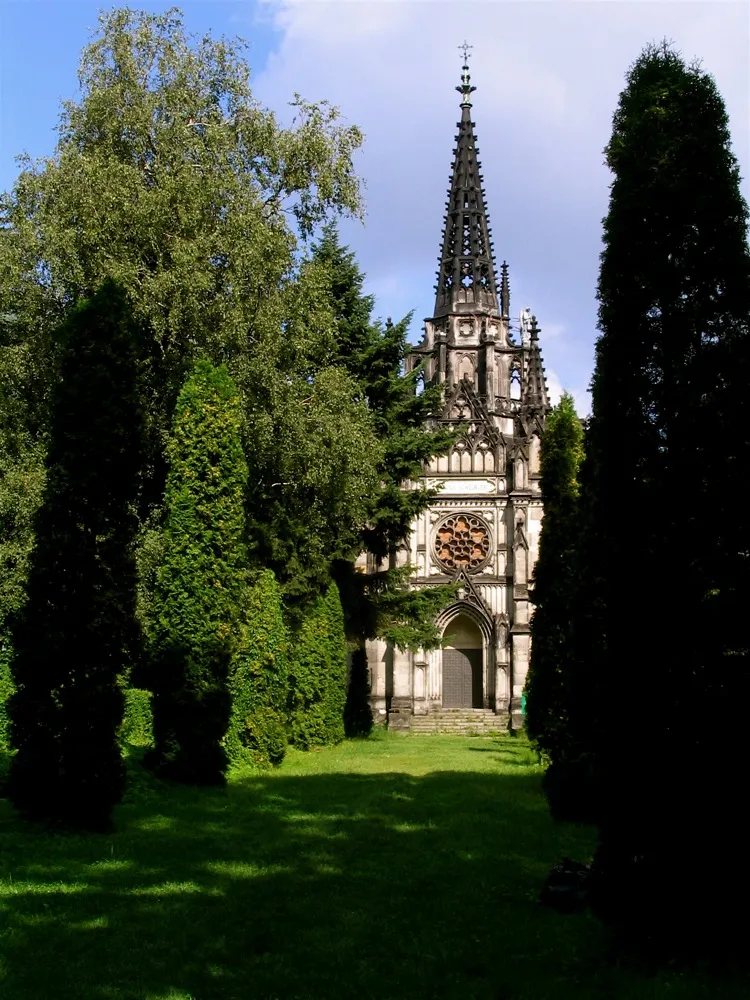 Photo showing: Kaplica Karola Scheiblera na Starym Cmentarzu w Łodzi