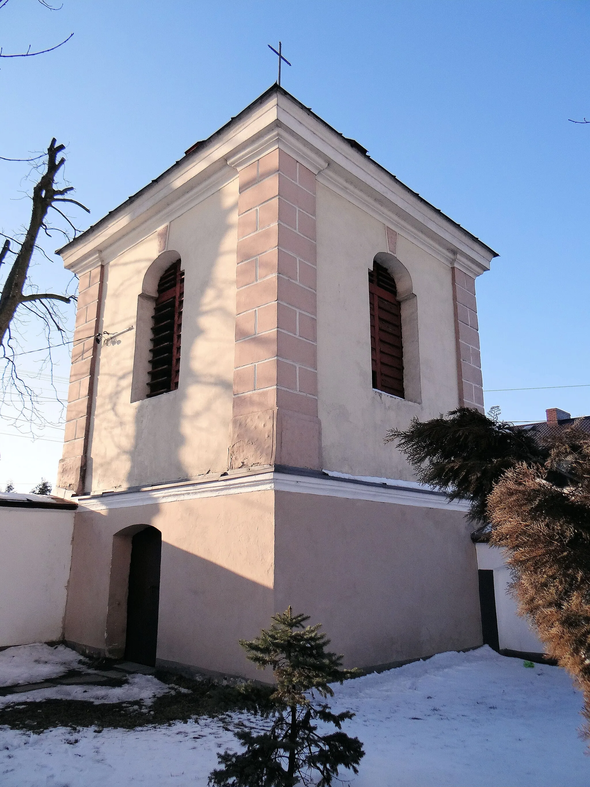 Photo showing: =1Belfry of Saint Margaret church in Kiernozia