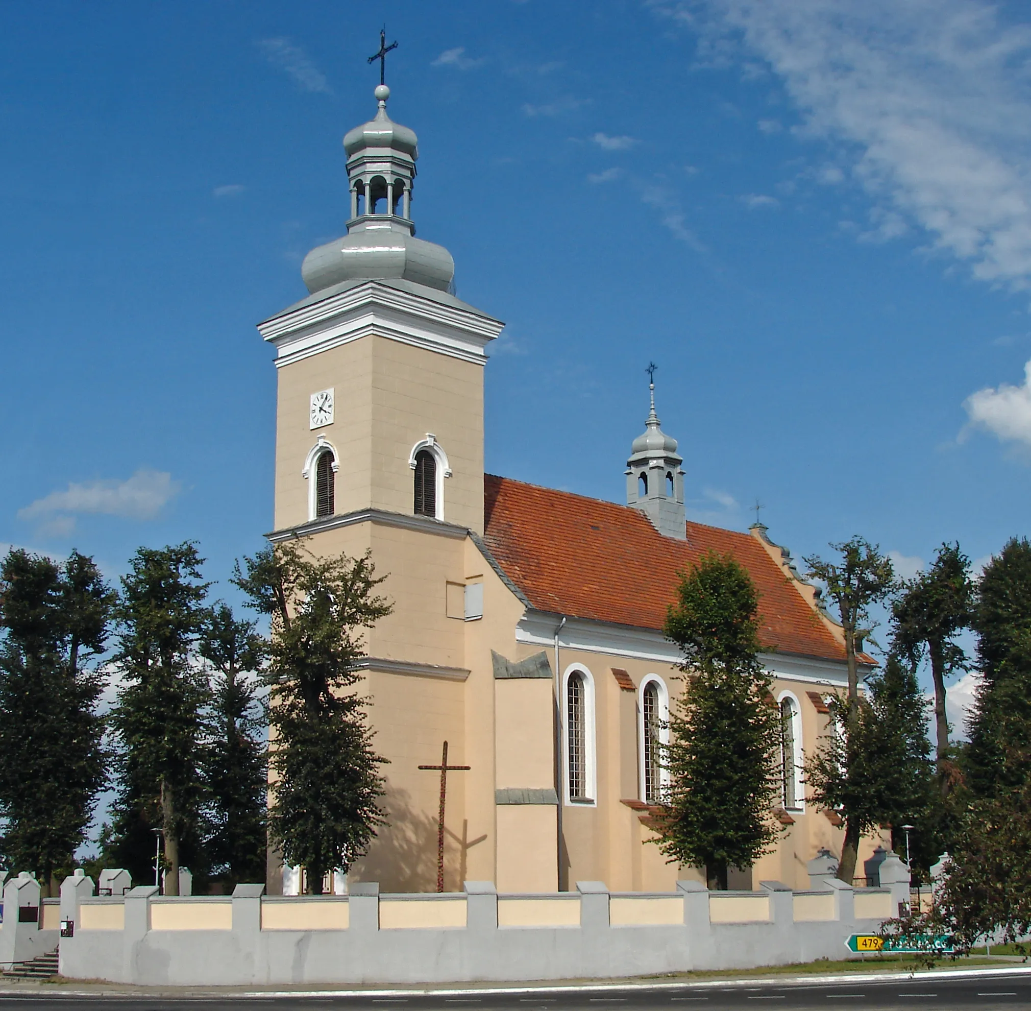 Photo showing: Church of St. Margaret in Zadzim, Poland