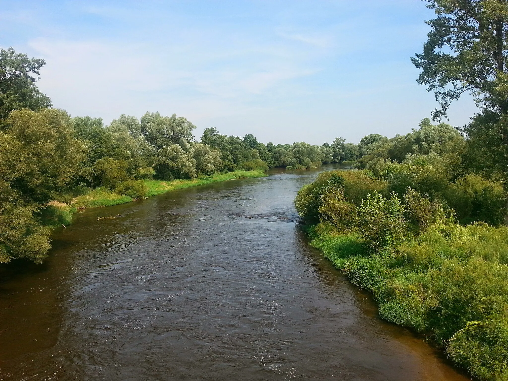 Photo showing: Warta - widok z mostu w Rychłocicach