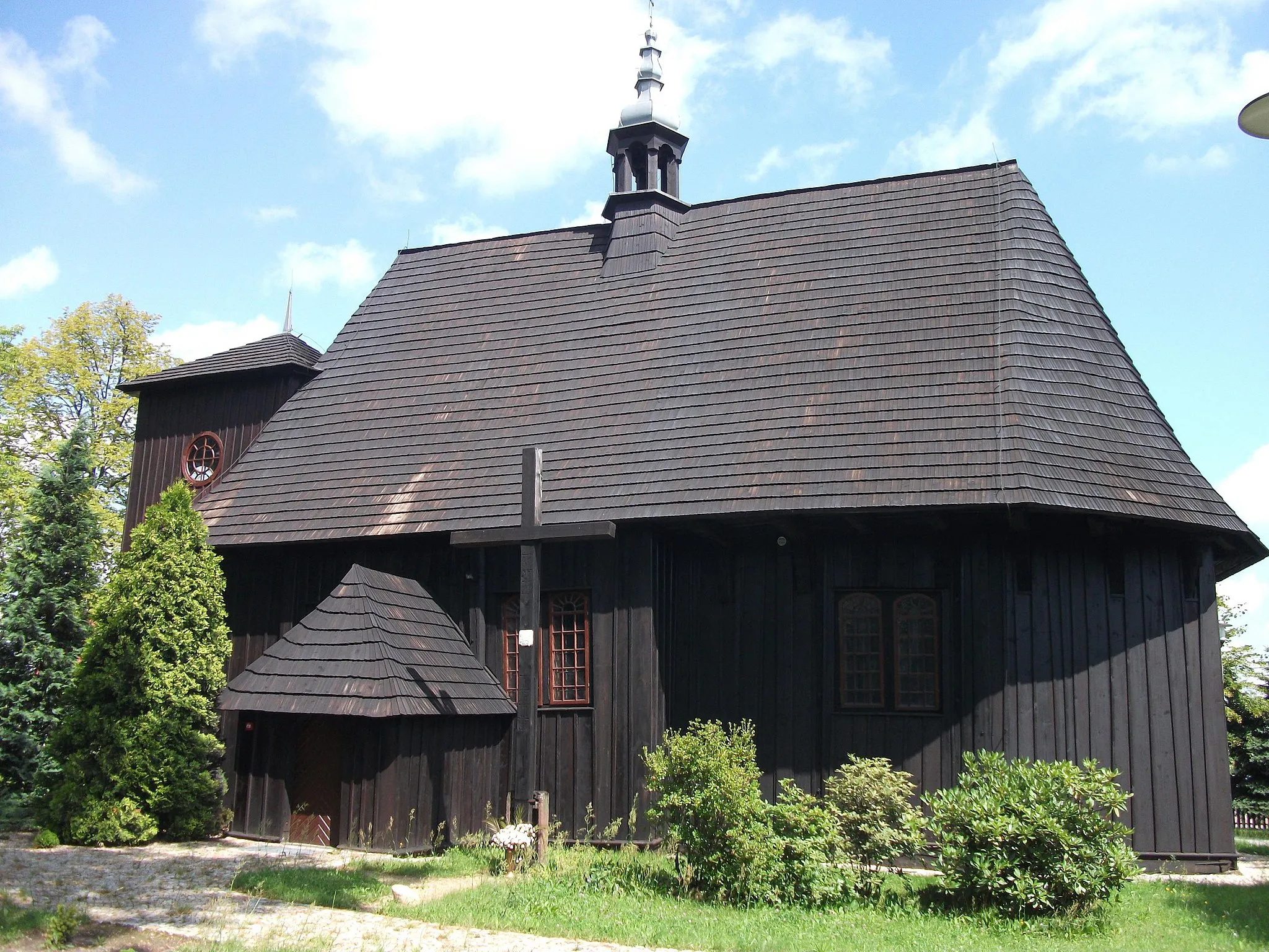 Photo showing: Zabytkowy kościół w Kadłubie k/Wielunia (zabytek nr rejestr. 303-XIV-17)