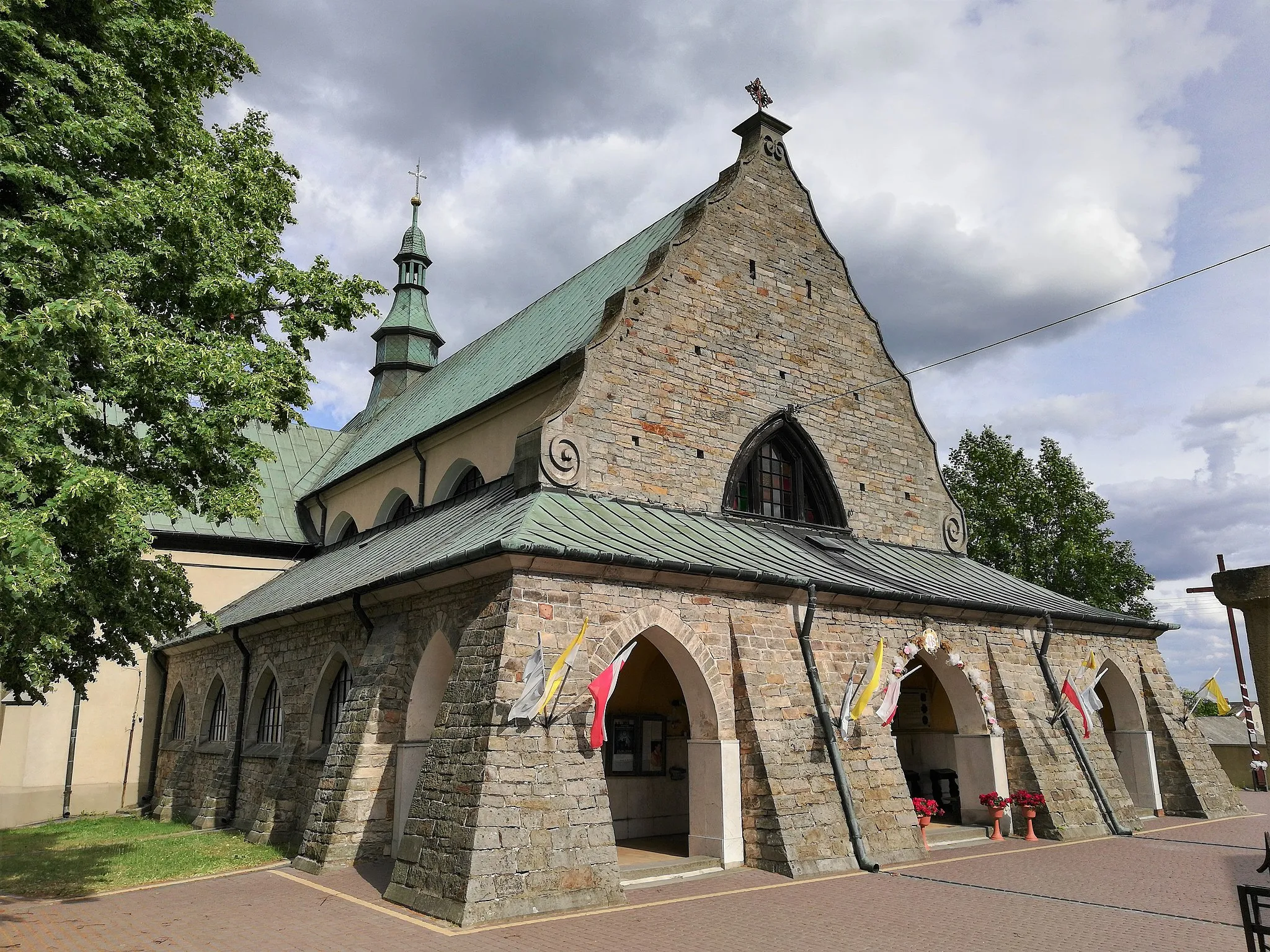 Photo showing: Church of St. Stanisława in Chlewiska, Szydłowiec poviat, Mazowieckie voivodship.