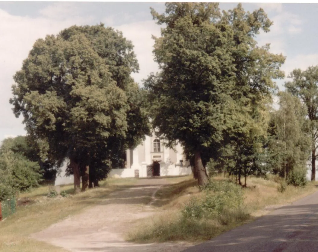 Photo showing: Babsk - kościół parafialny pw. św. Antoniego Padewskiego, mur., pocz. XIX w. (zabytek nr 193/256 z 27.12.1967)