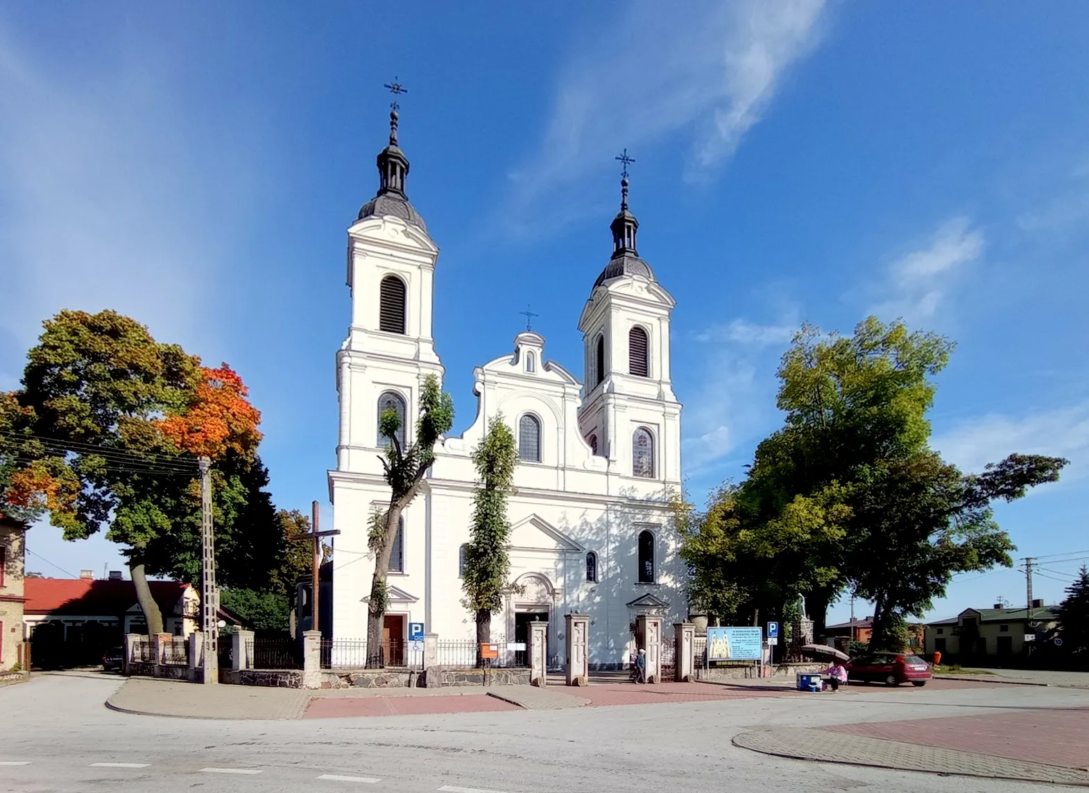 Photo showing: Srock. Kościół św. Benedykta i św. Anny