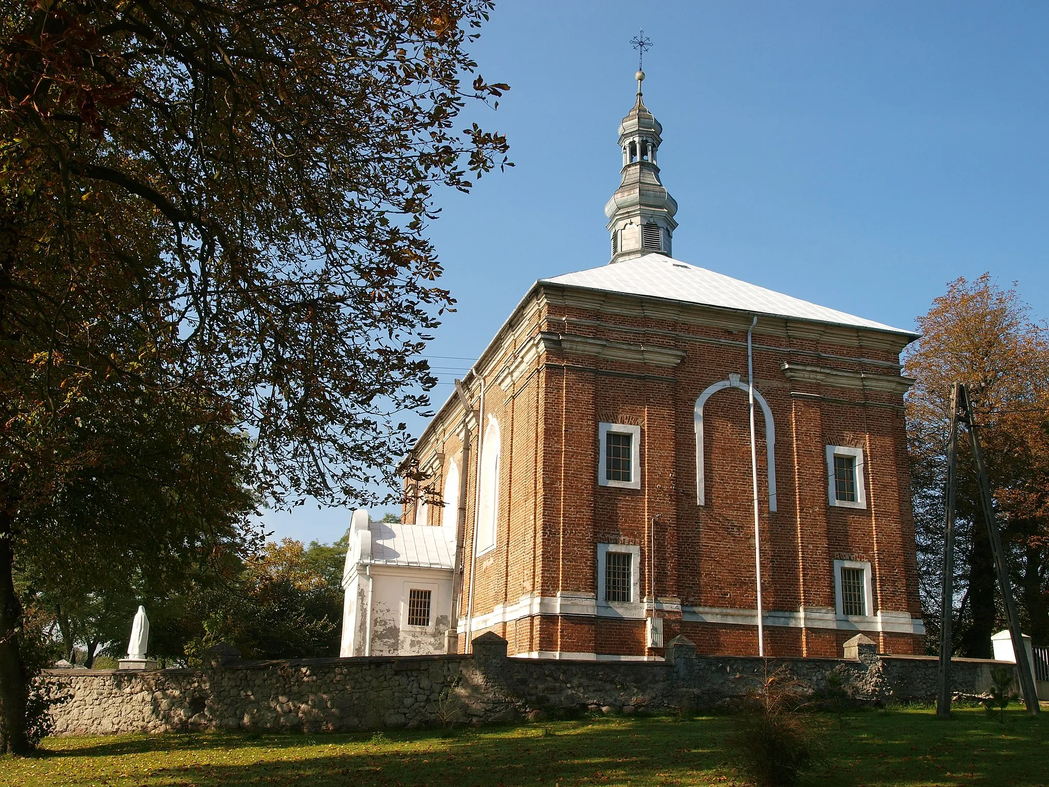 Photo showing: Krzepczów - kościół św. Wojciecha, elewacja wschodnia