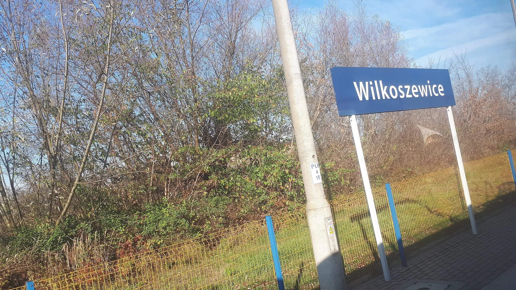 Photo showing: Wilkoszewice train station