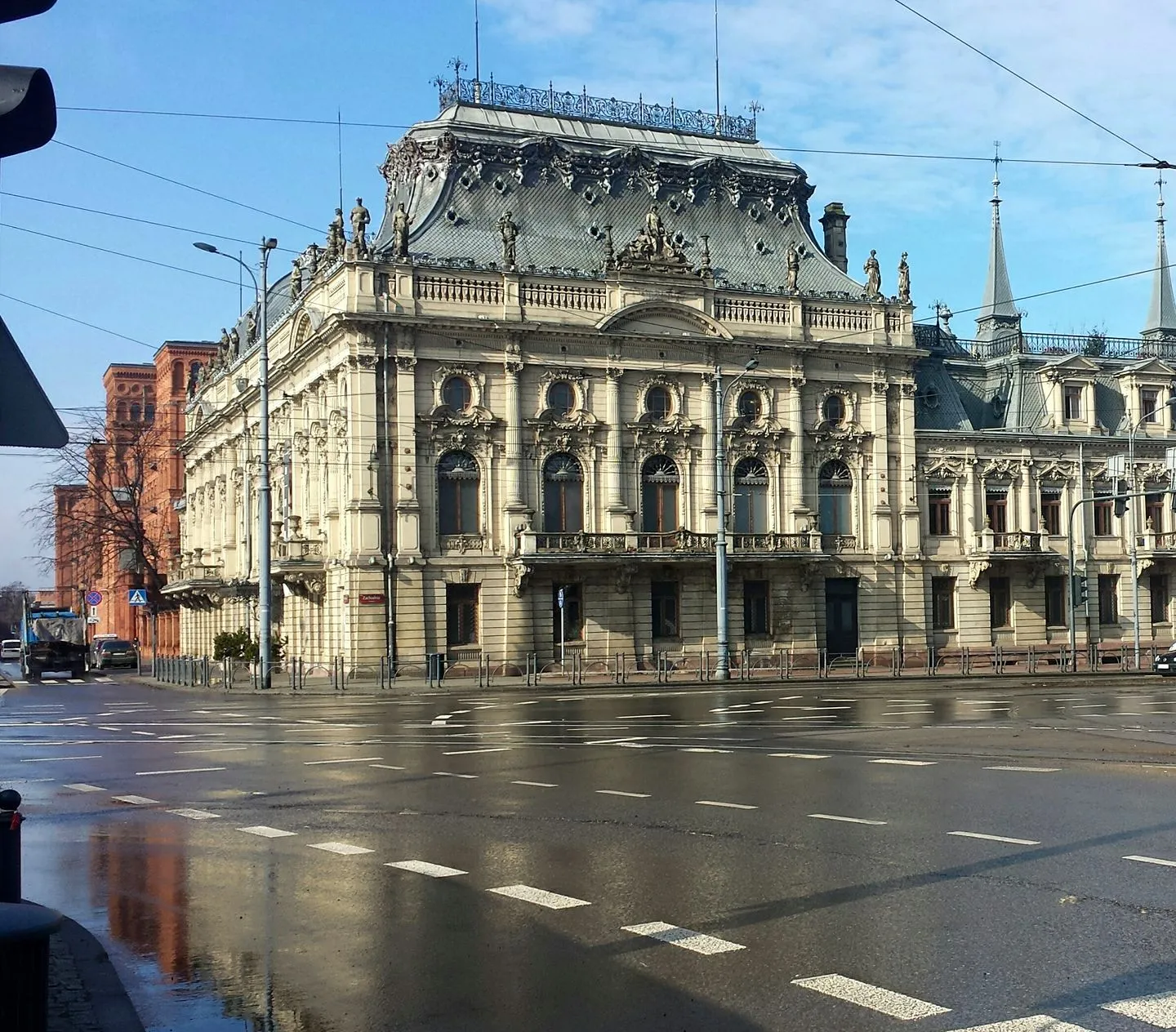 Photo showing: Zdjęcia przedstawia pałac jednego z największych Łódzkich przemysłowców.