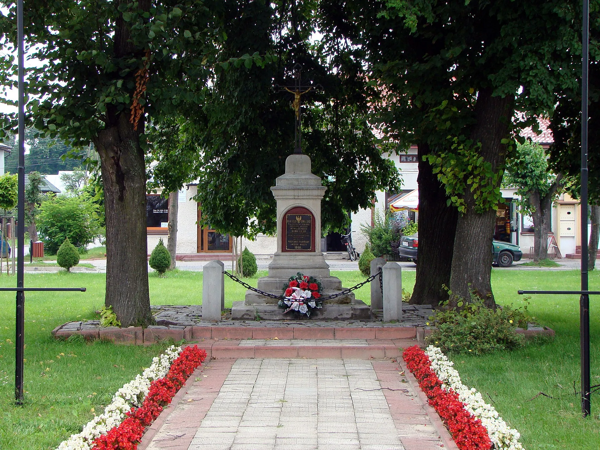 Photo showing: Památník v obci Frampol, Polsko
