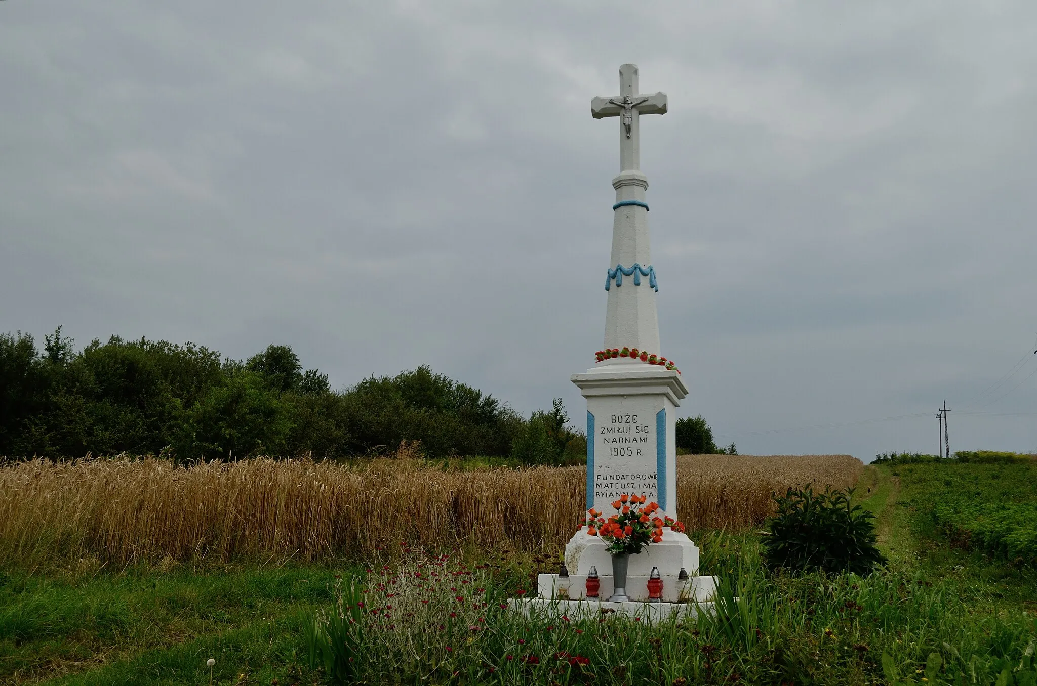 Photo showing: Kříž u vesnice Bononia, Polsko