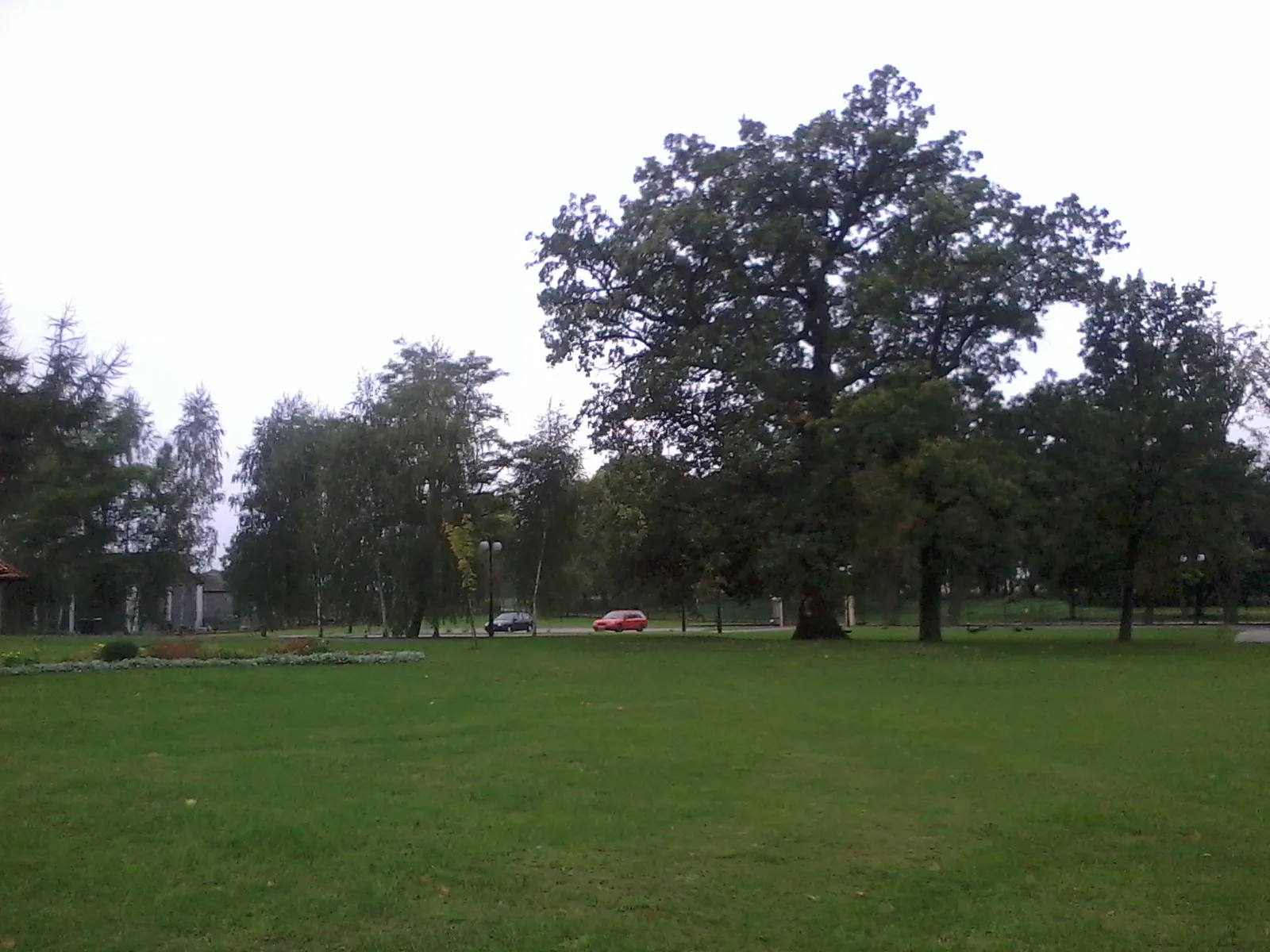 Photo showing: Depułtycze Nowe - Park near Center of International Cooperation - The State School of Higher Education in Chełm (Poland)