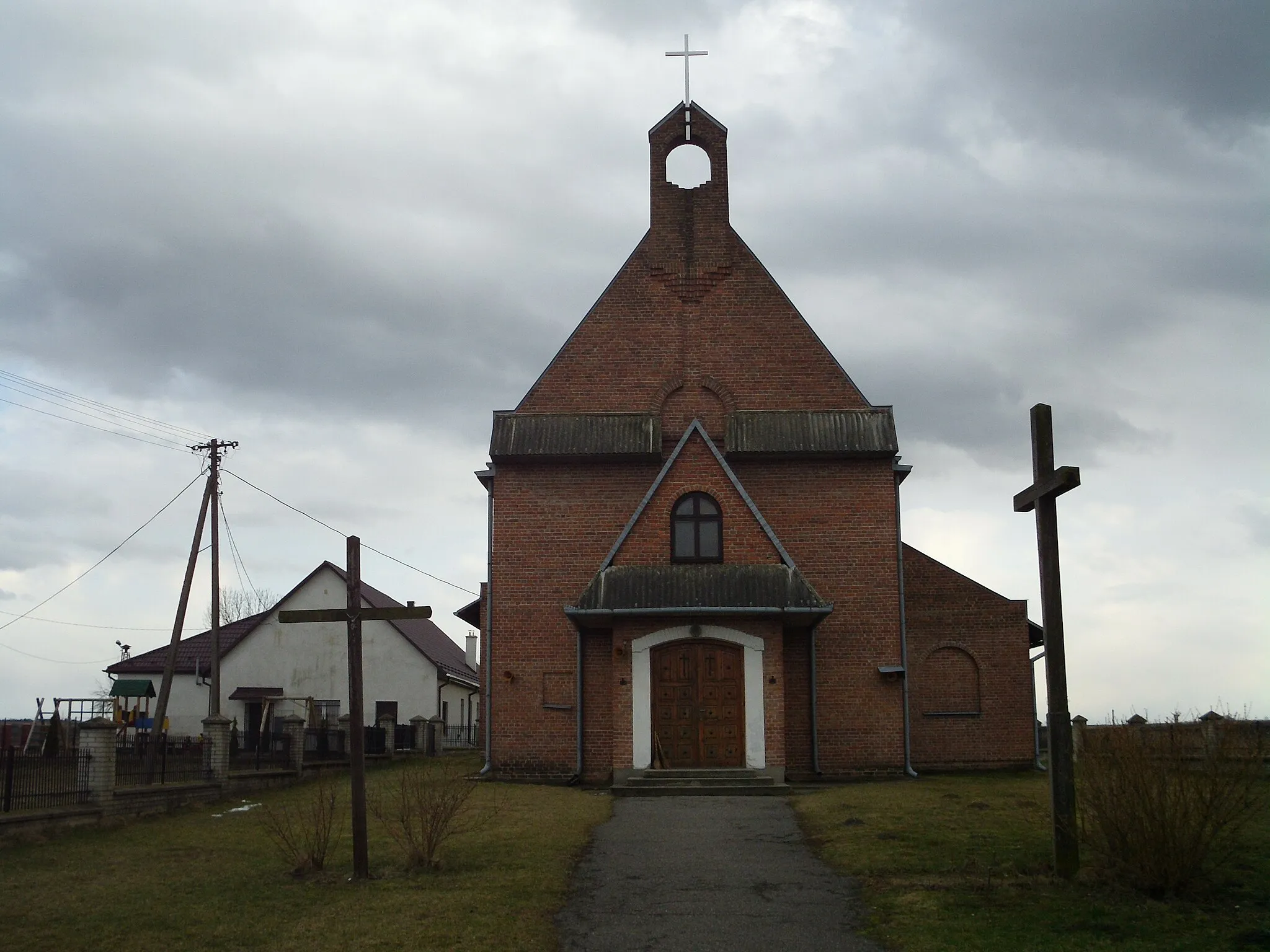 Photo showing: Church in Bzite, Poland