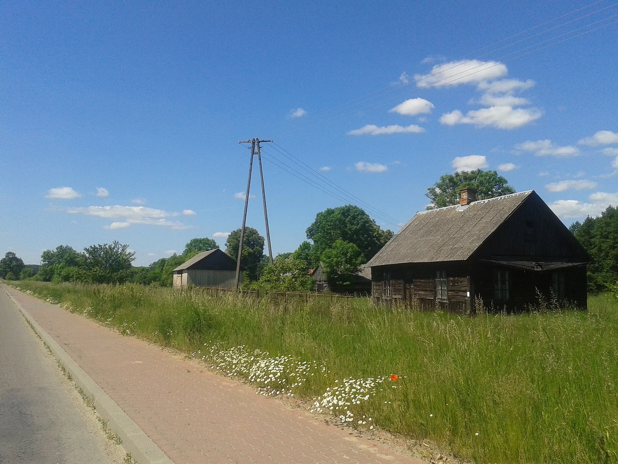 Photo showing: Widok ogólny zabudowań wsi Błonie