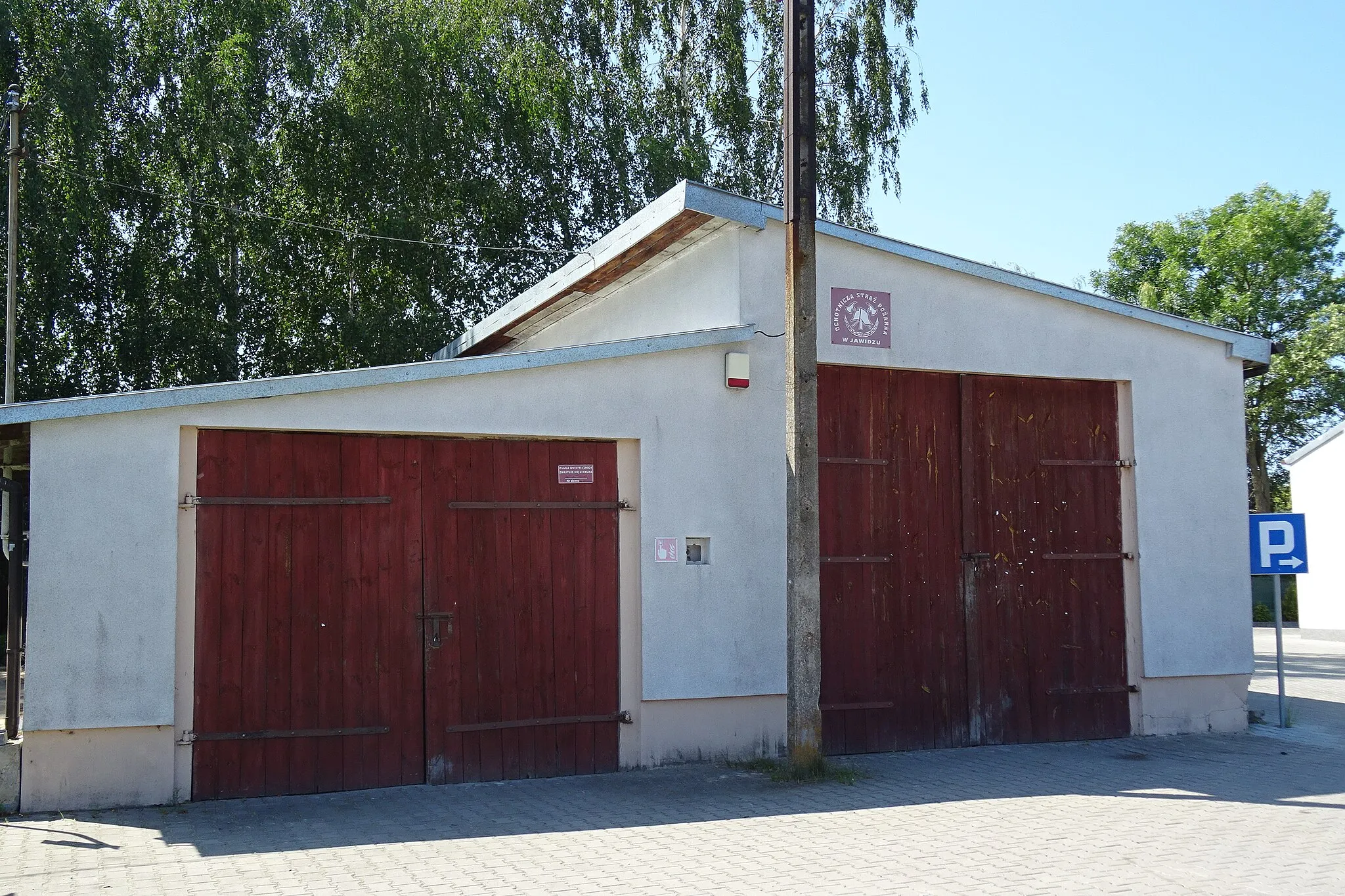 Photo showing: Building of the local fire brigade in Jawidz Village, Spiczyn Gmina, Lublin Voivodeship, Poland
