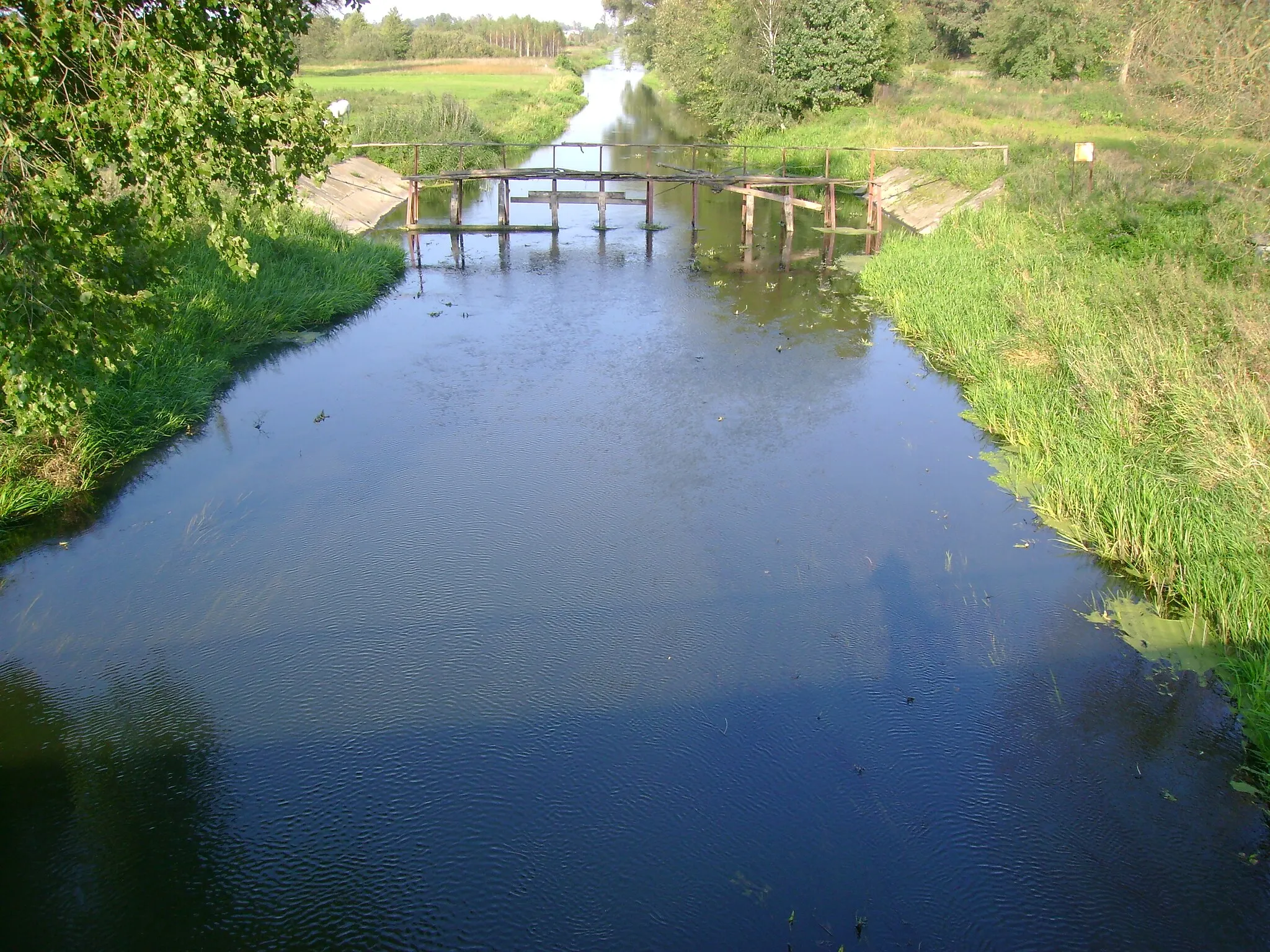 Photo showing: River Krzna in Porosiuki.