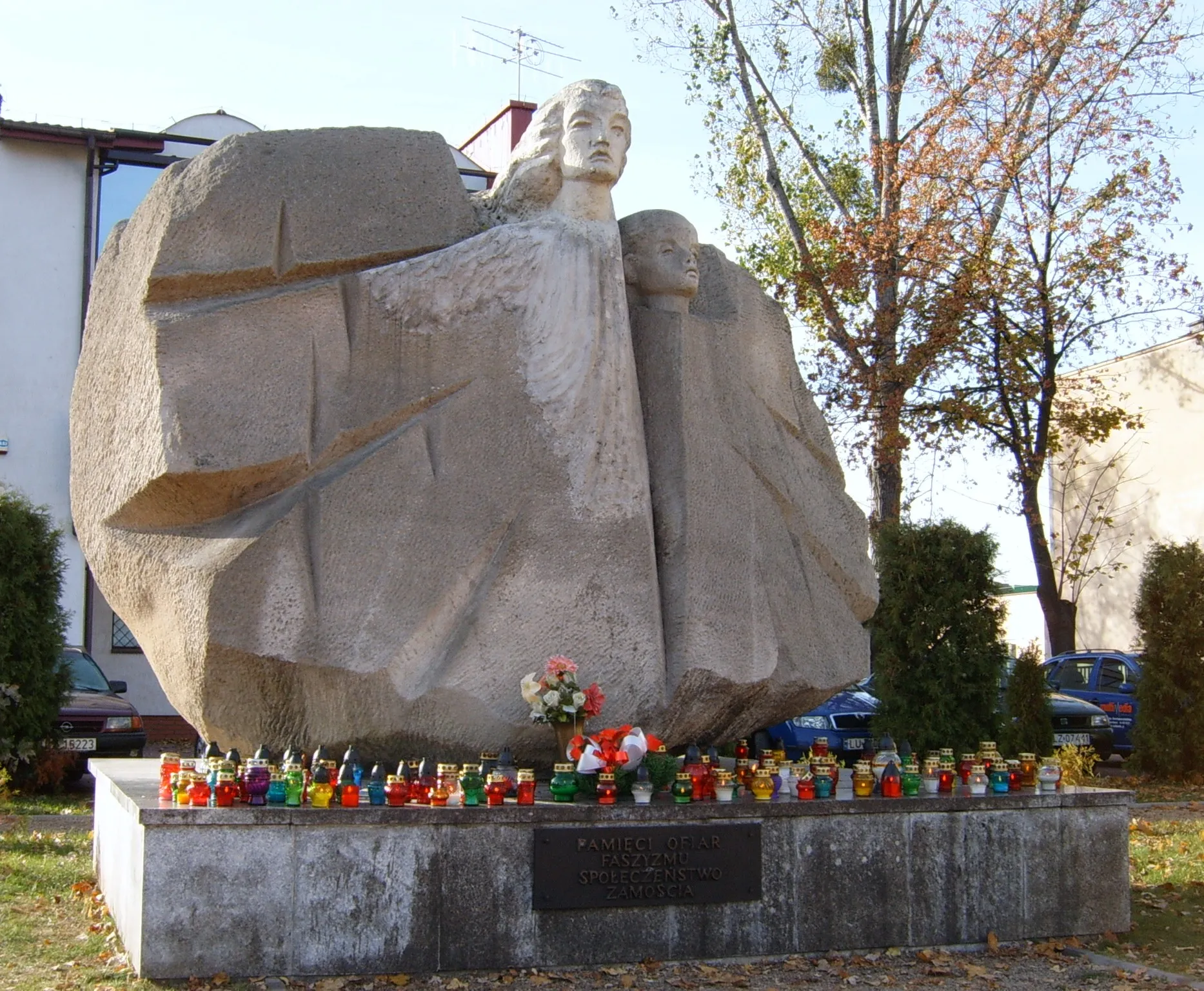 Photo showing: Pomnik Anioł Śmierci w Zamościu