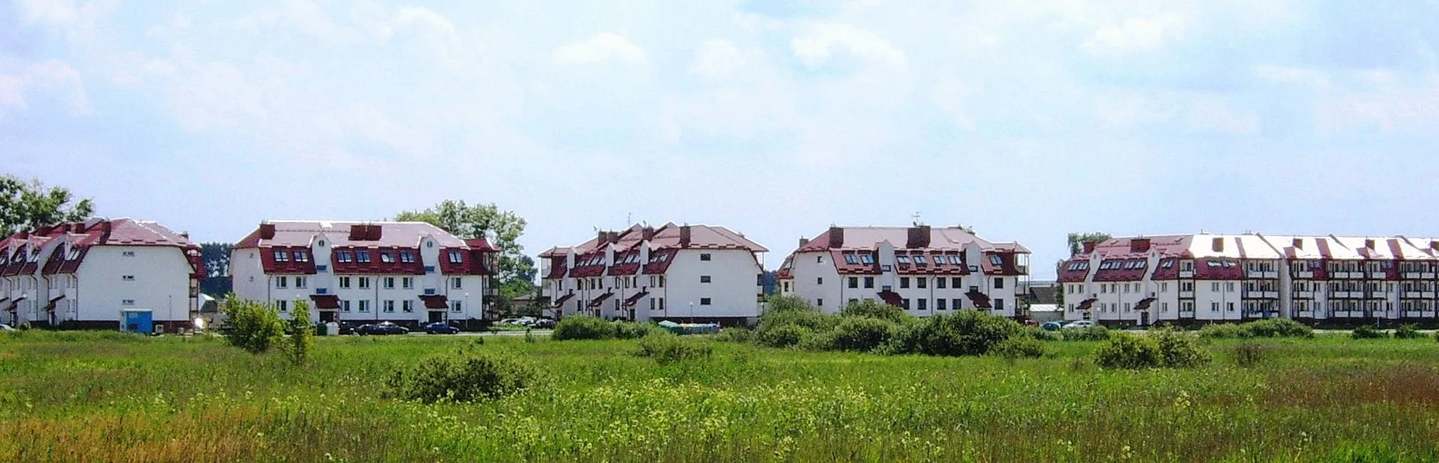 Photo showing: Apartment blocks in Zamczysko housing estate in Zamość