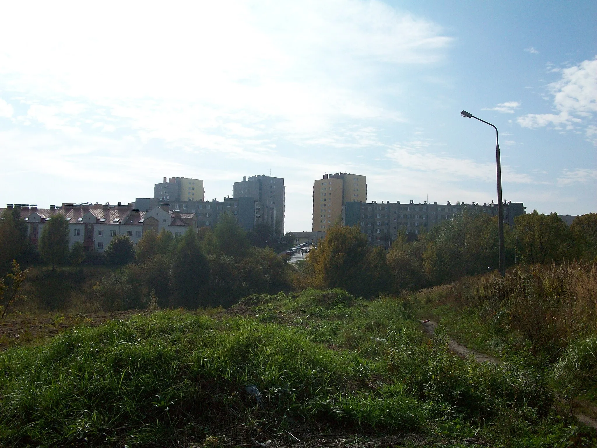 Photo showing: Poręba Development in Lublin seen from John Paul II street