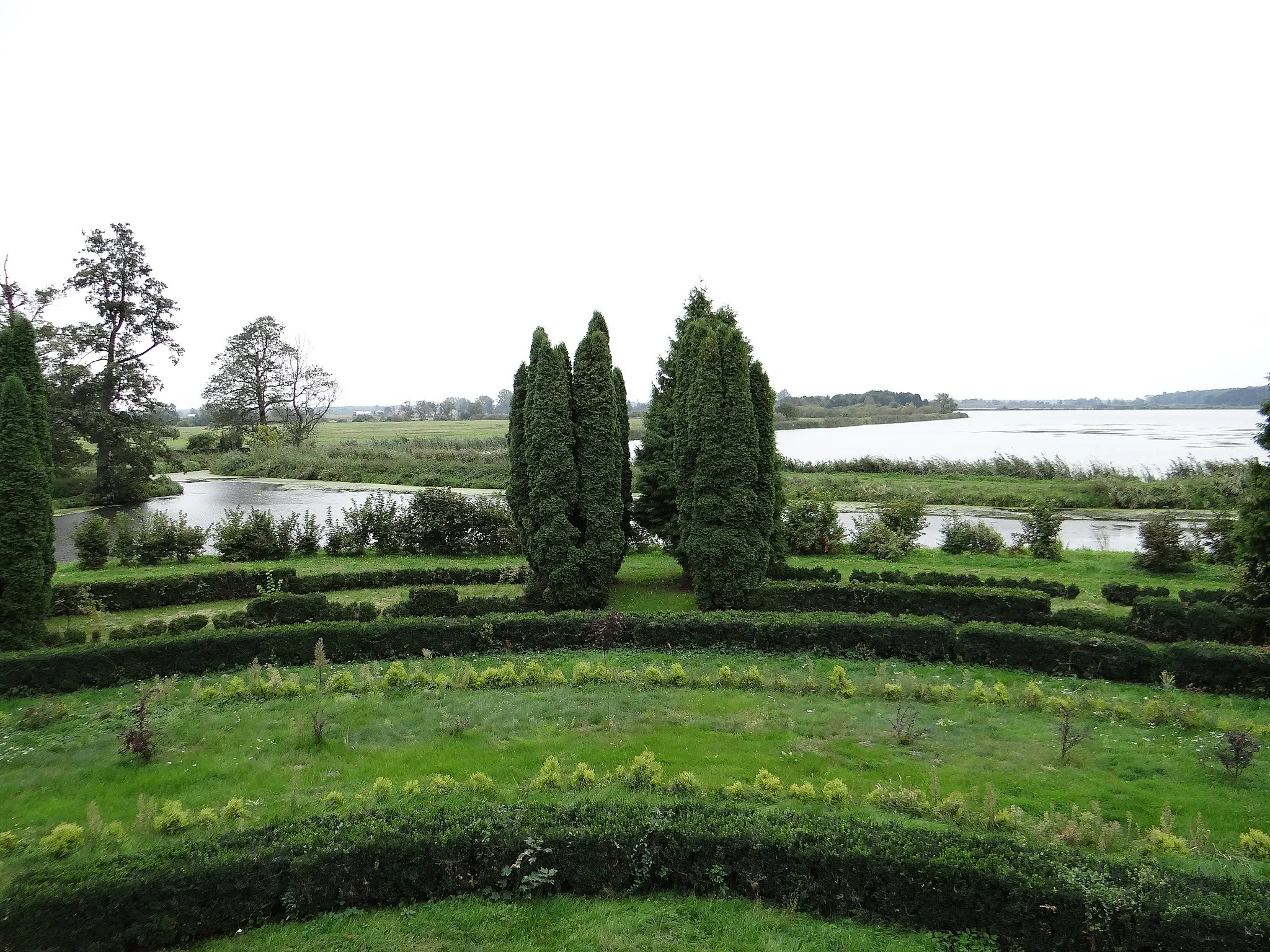 Photo showing: Pałac Anny Jabłonowskiej w Kocku - widok z tarasu na park