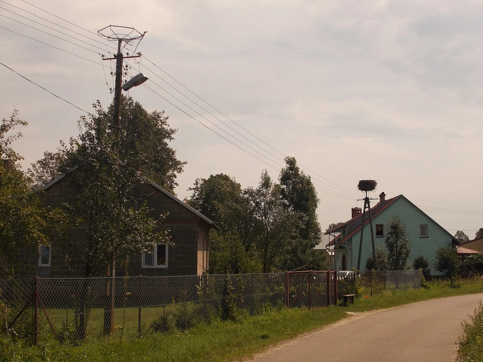 Photo showing: Bocianie gniazdo w miejscowości Surmaczówka