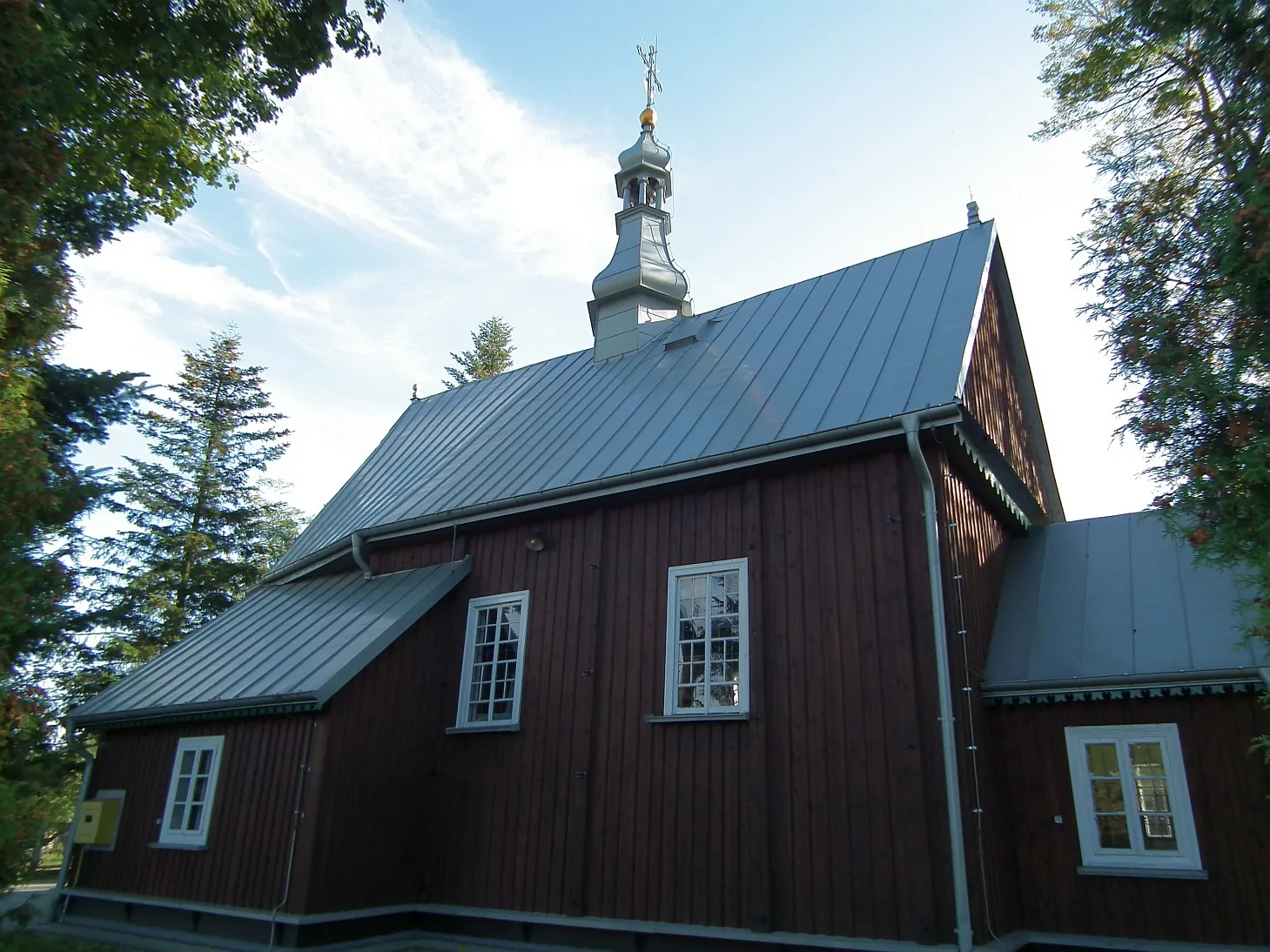 Photo showing: Rzeczyca Księża - kościół parafialny p.w. Świętego Krzyża (drewn., 1742, 1872) Dzwonnica (drewn.) (zabytek nr rejestr. A/37 z 14.04.1966)