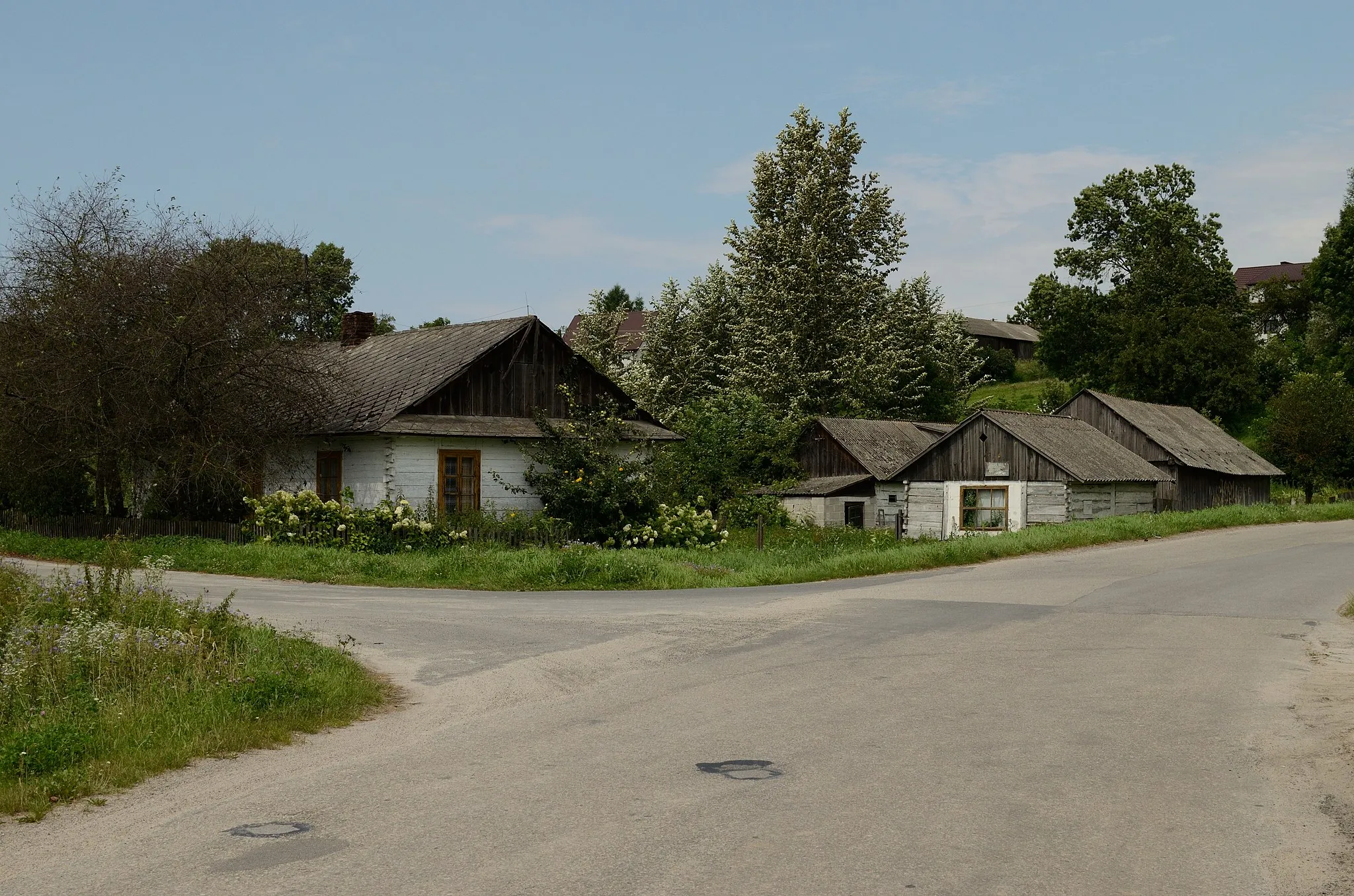 Photo showing: Domy ve vesnici Rachodoszcze, Polsko